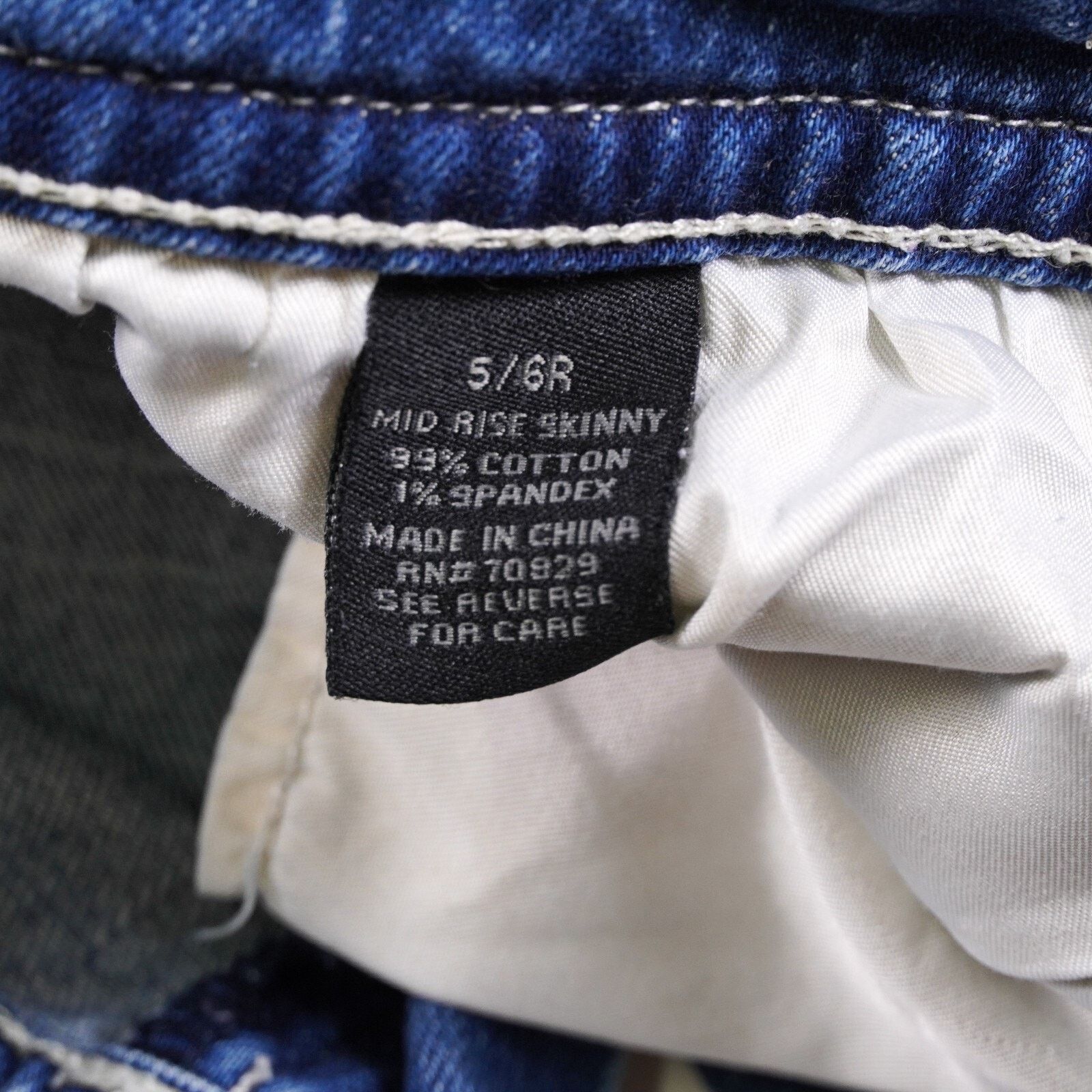 Other Rue 21 Premiere Cotton Denim Slim Skinny Jeans Straight 5/6R Size 29" - 9 Thumbnail