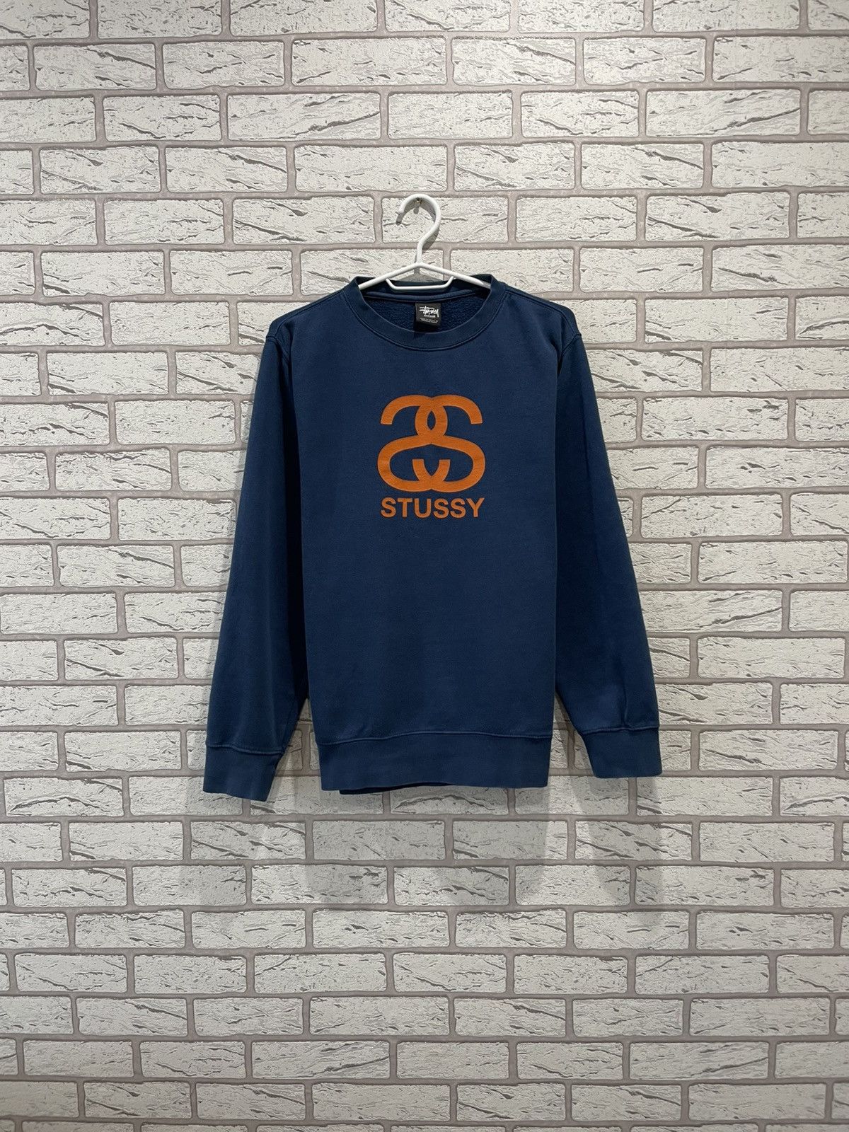 Stussy × Vintage Vintage Stussy Made in USA Sweatshirt Pullover Big Logo Size US M / EU 48-50 / 2 - 1 Thumbnail