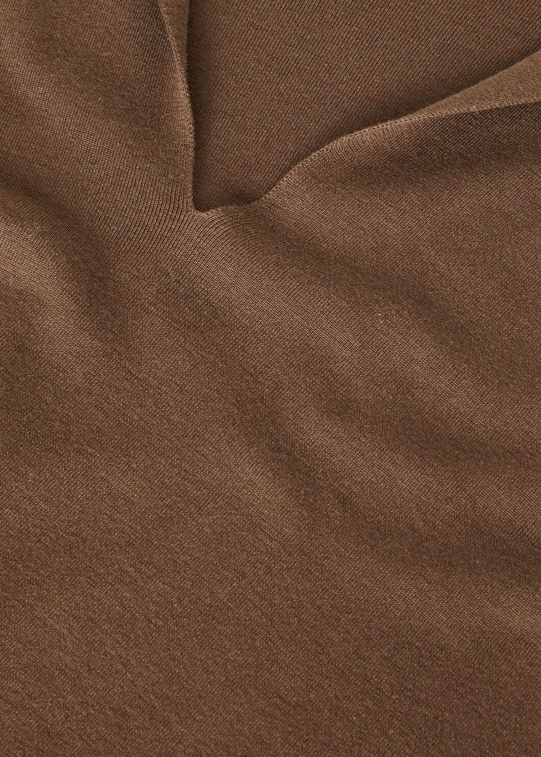 Loro Piana o1w1db10825 FAM0701 Sorbonne Polo Shirt in Brown Size S / US 4 / IT 40 - 7 Thumbnail