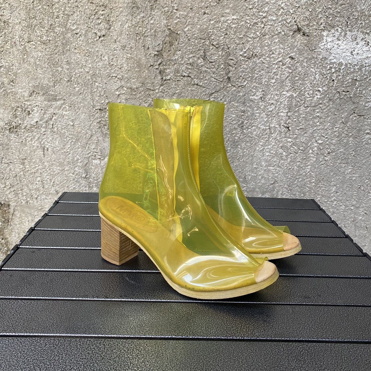 Maison Margiela MM6 PVC Transparent Ankle Boots Size US 8.5 / IT 38.5 - 1 Thumbnail