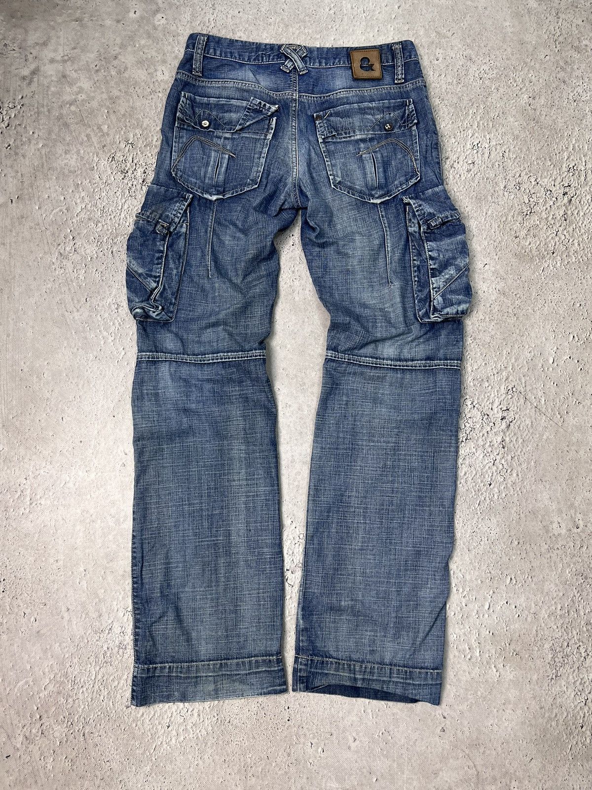 Diesel VTG Balenciaga Style Diesel Baggy Washed Jeans y2k Size US 31 - 8 Thumbnail