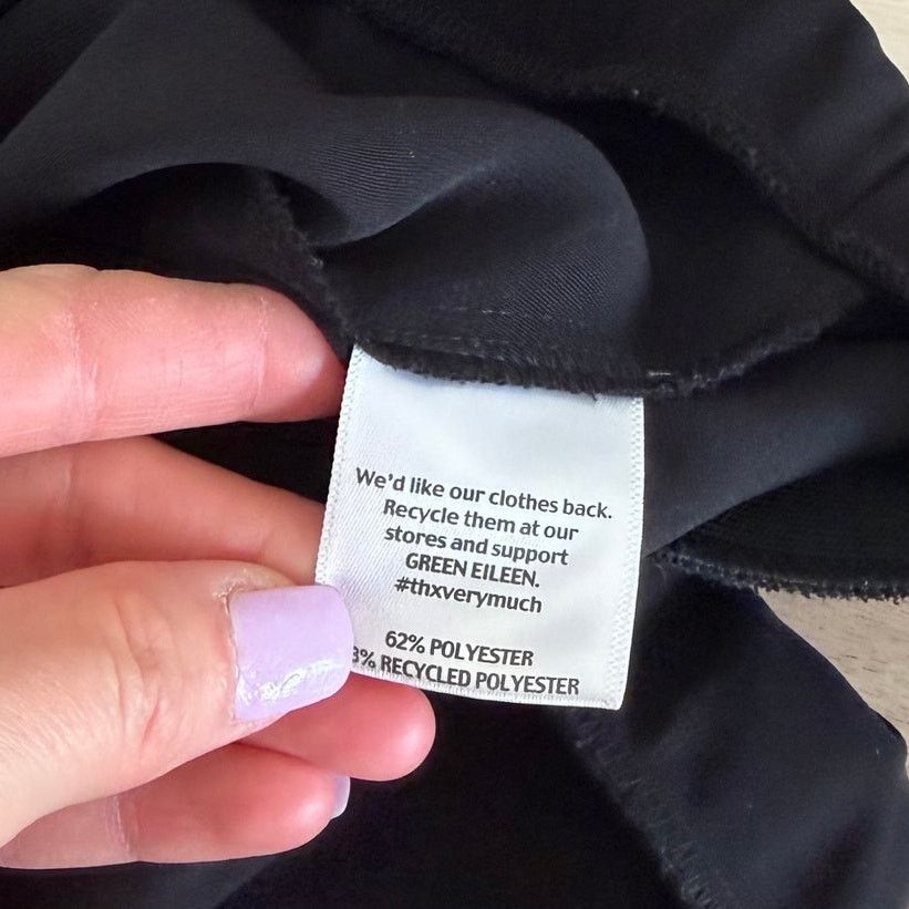 Eileen Fisher Eileen Fisher Black Crepe Dress Pants Sz 12 Size 34" / US 12 / IT 48 - 5 Thumbnail