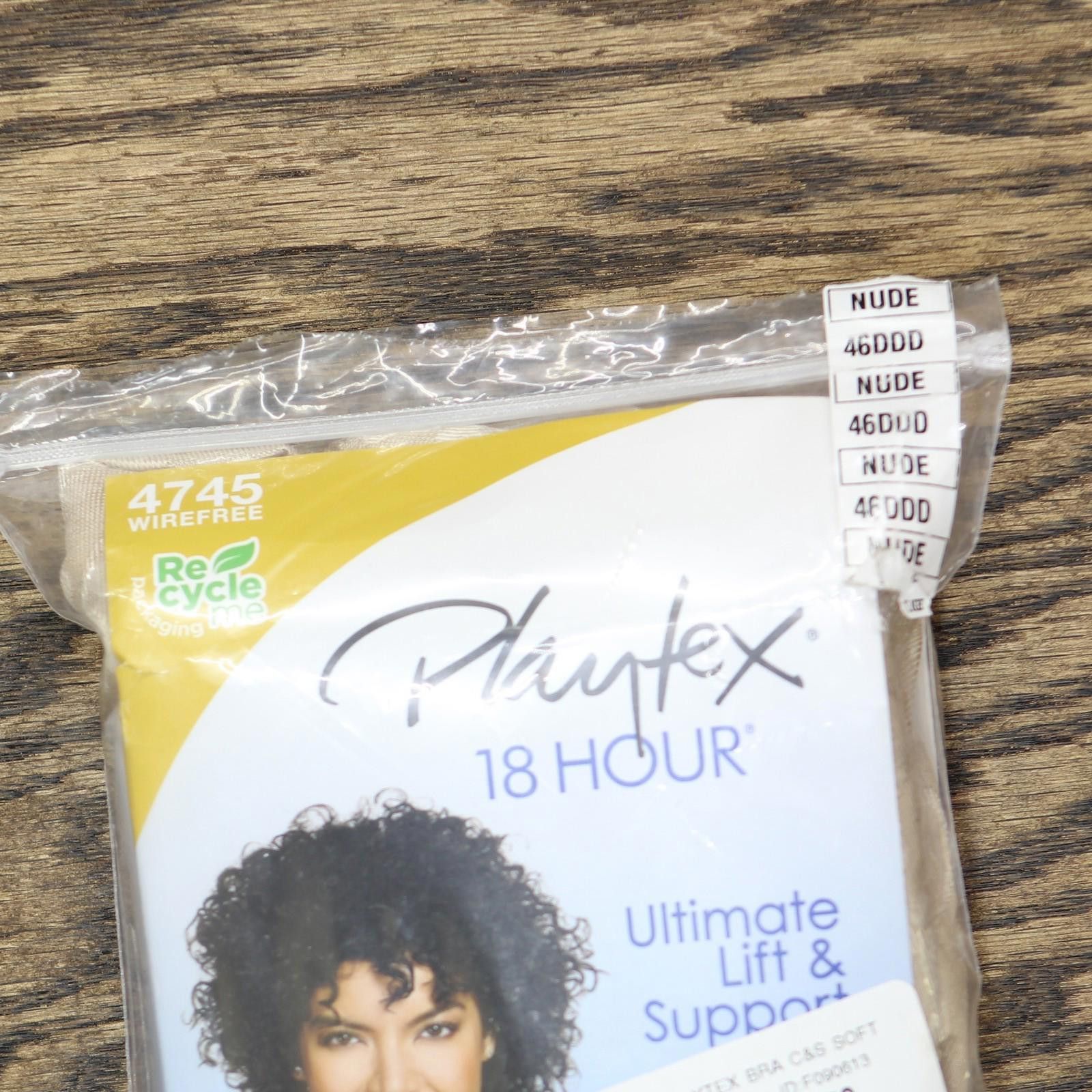 Designer Nwt Playtex Lift & Support Wireless Bra Usnude Brown 46ddd Size ONE SIZE - 3 Thumbnail