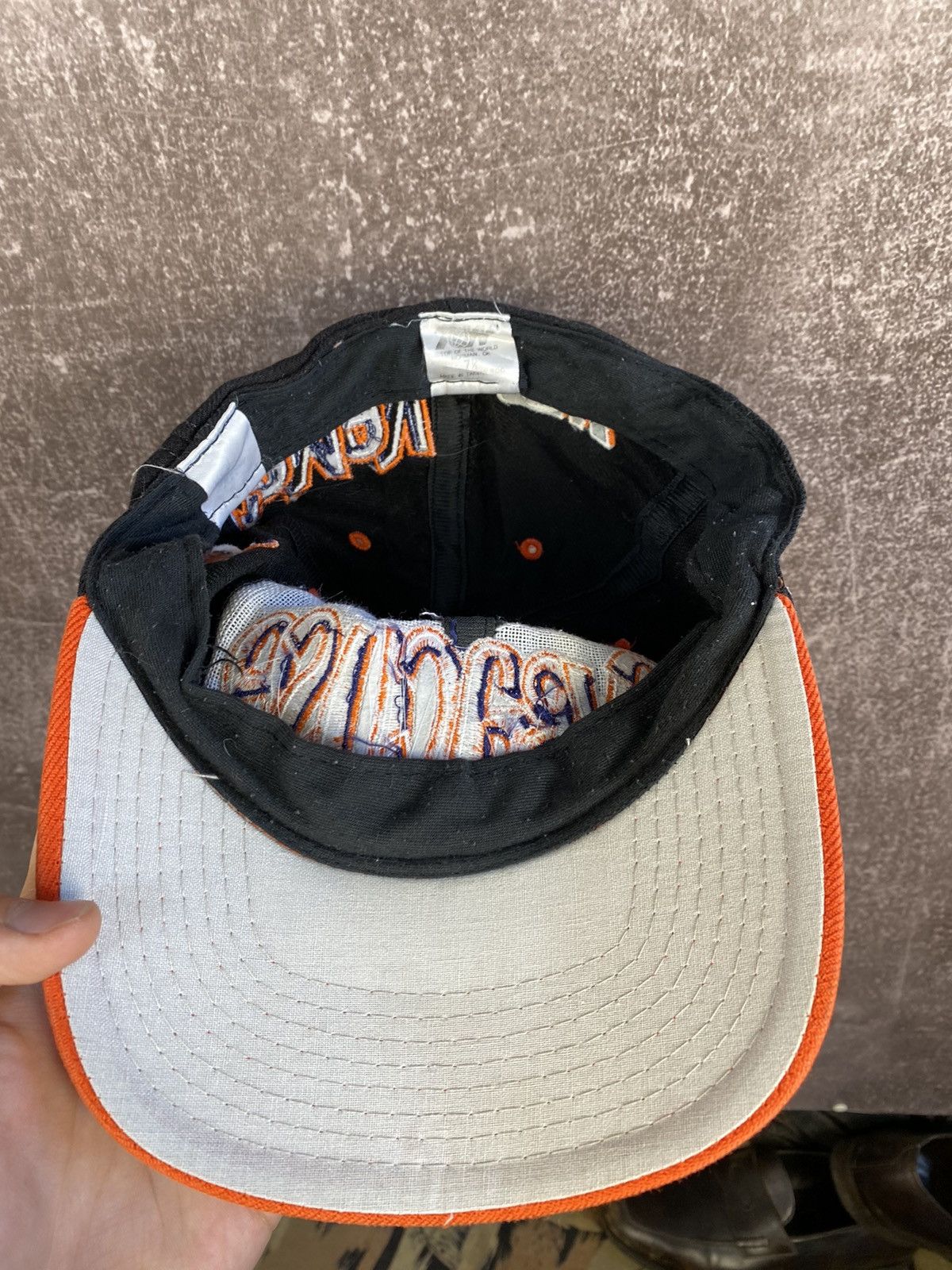 Logo 7 × Vintage Syracuse University Orange Baseball Hat Cap SU Cuse 7 Logo Size ONE SIZE - 7 Thumbnail
