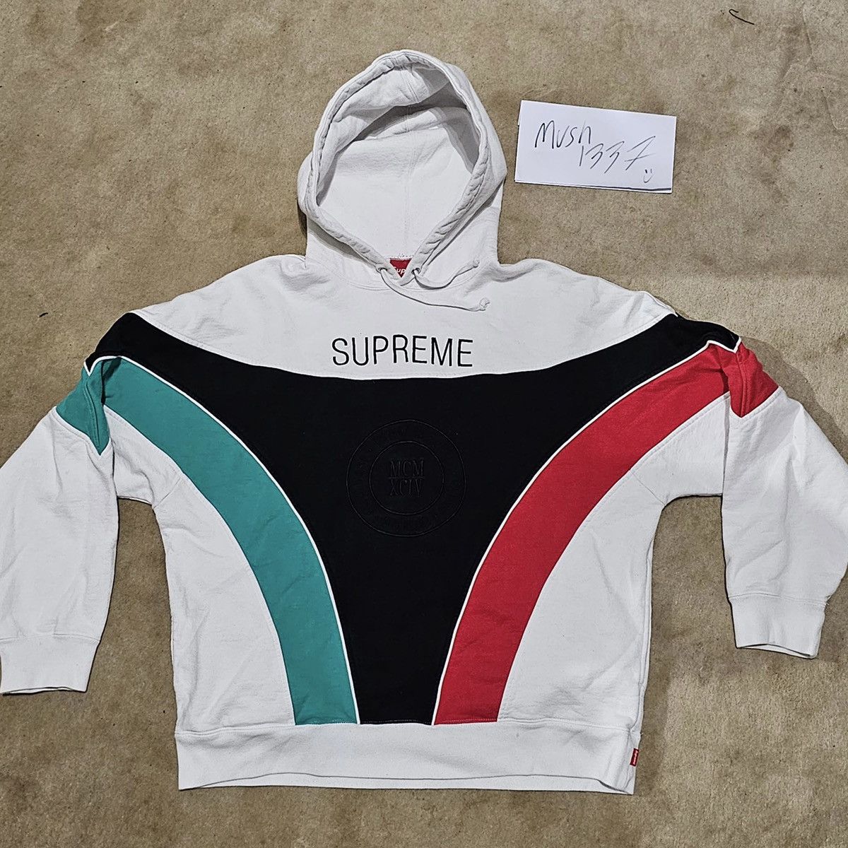 Supreme Milan Hooded Sweatshirt troligen White