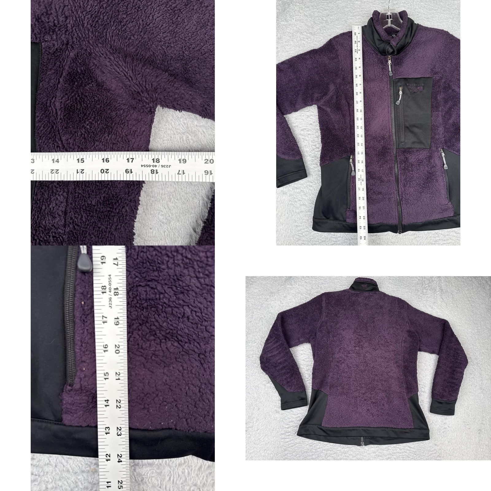 Mountain Hardwear Mountain Hardwear Jacket Womens Small Purple Fleece Full Zip Softshell READ Size S / US 4 / IT 40 - 9 Thumbnail