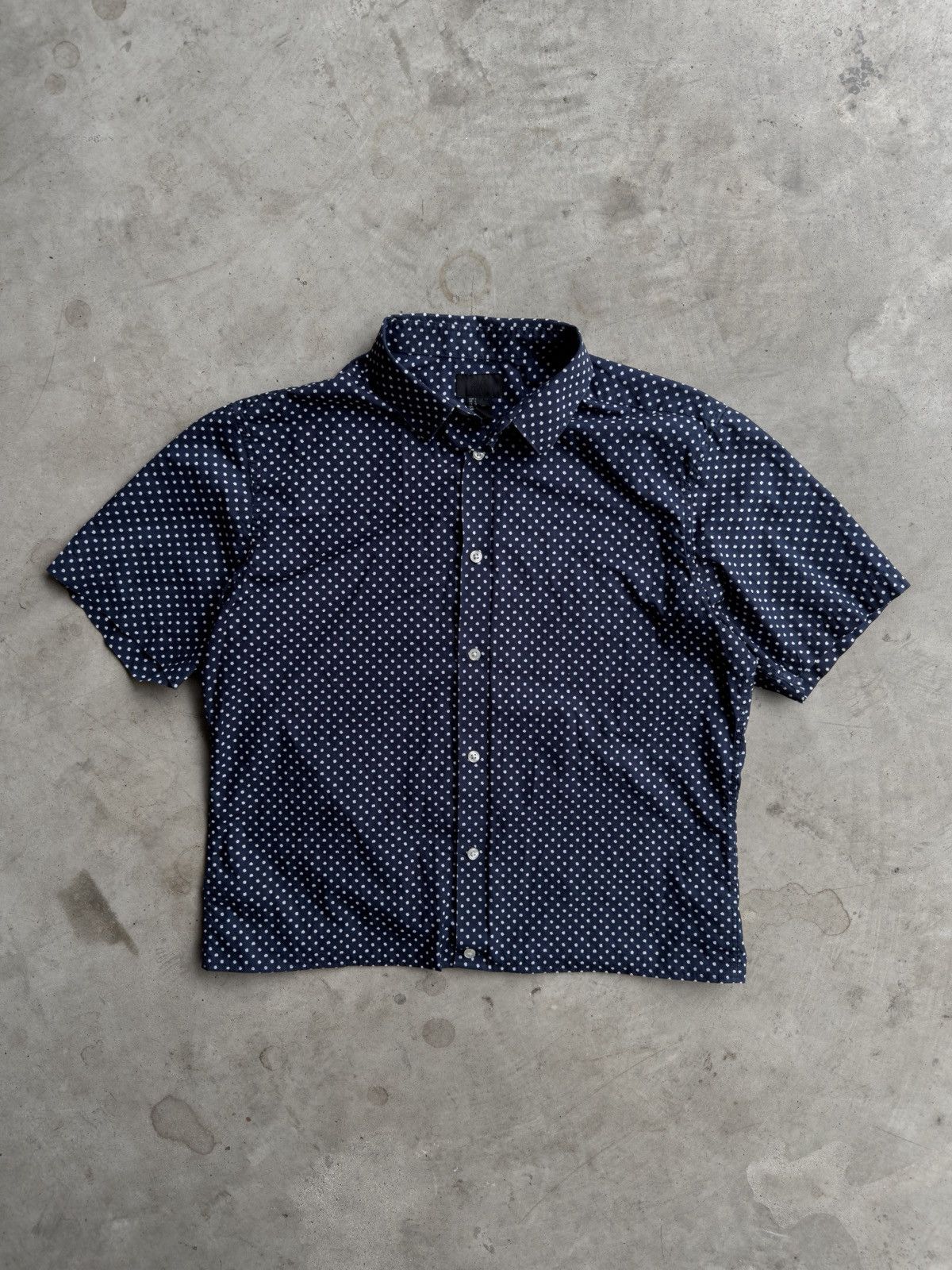 H&M Cropped Polka Dot Button Down Shirt - S Size US S / EU 44-46 / 1 - 1 Thumbnail