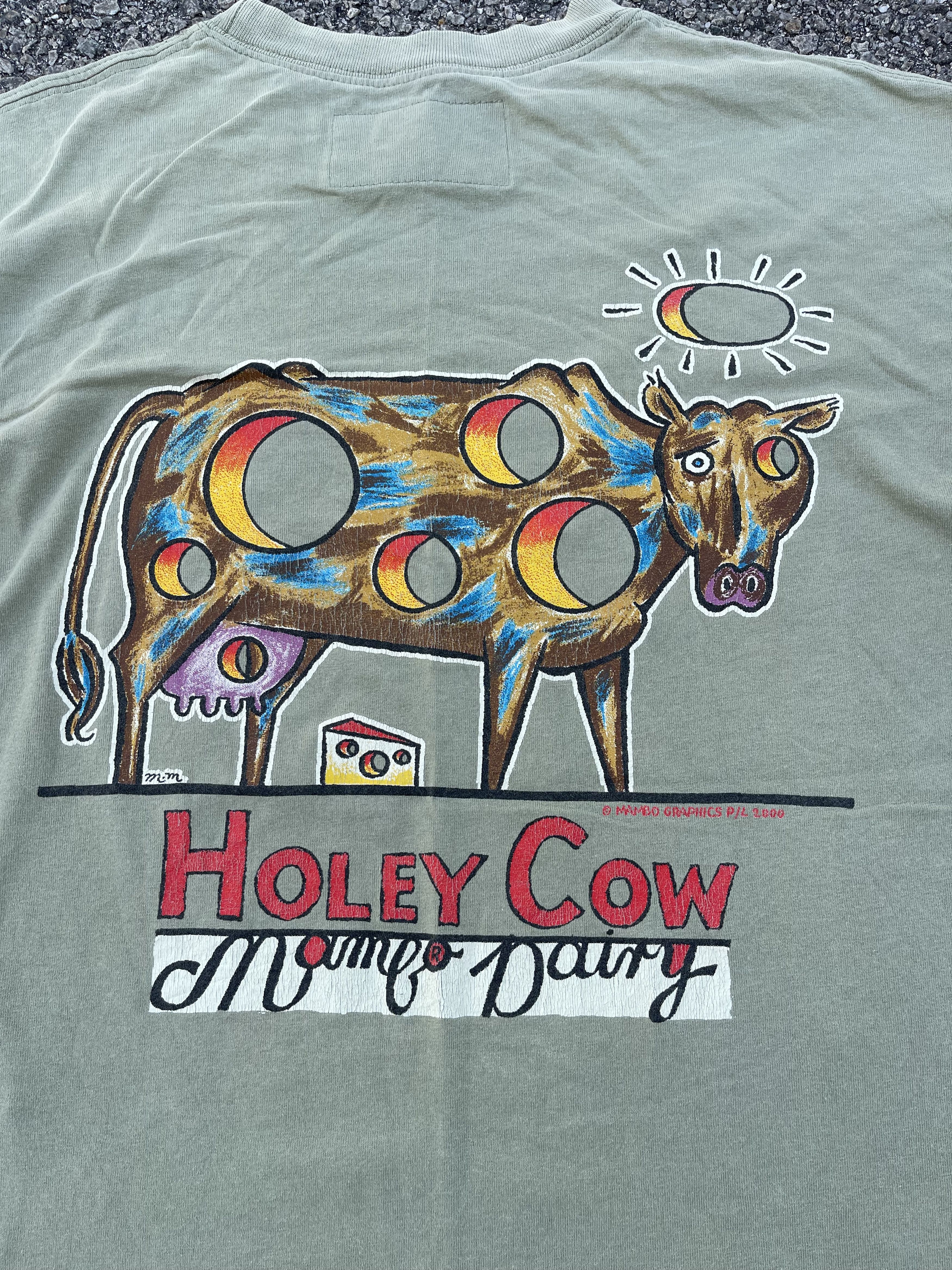 Mambo × Vintage Vintage Mambo Box Logo “Holey Cow” by Matthew Martin Size US S / EU 44-46 / 1 - 1 Thumbnail