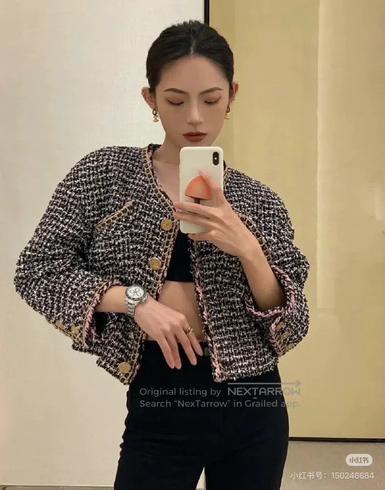 Chanel Chanel 21A Castle Series Craft Workshop Tweed Coat Size XXS / US 00 / IT 34 - 9 Thumbnail