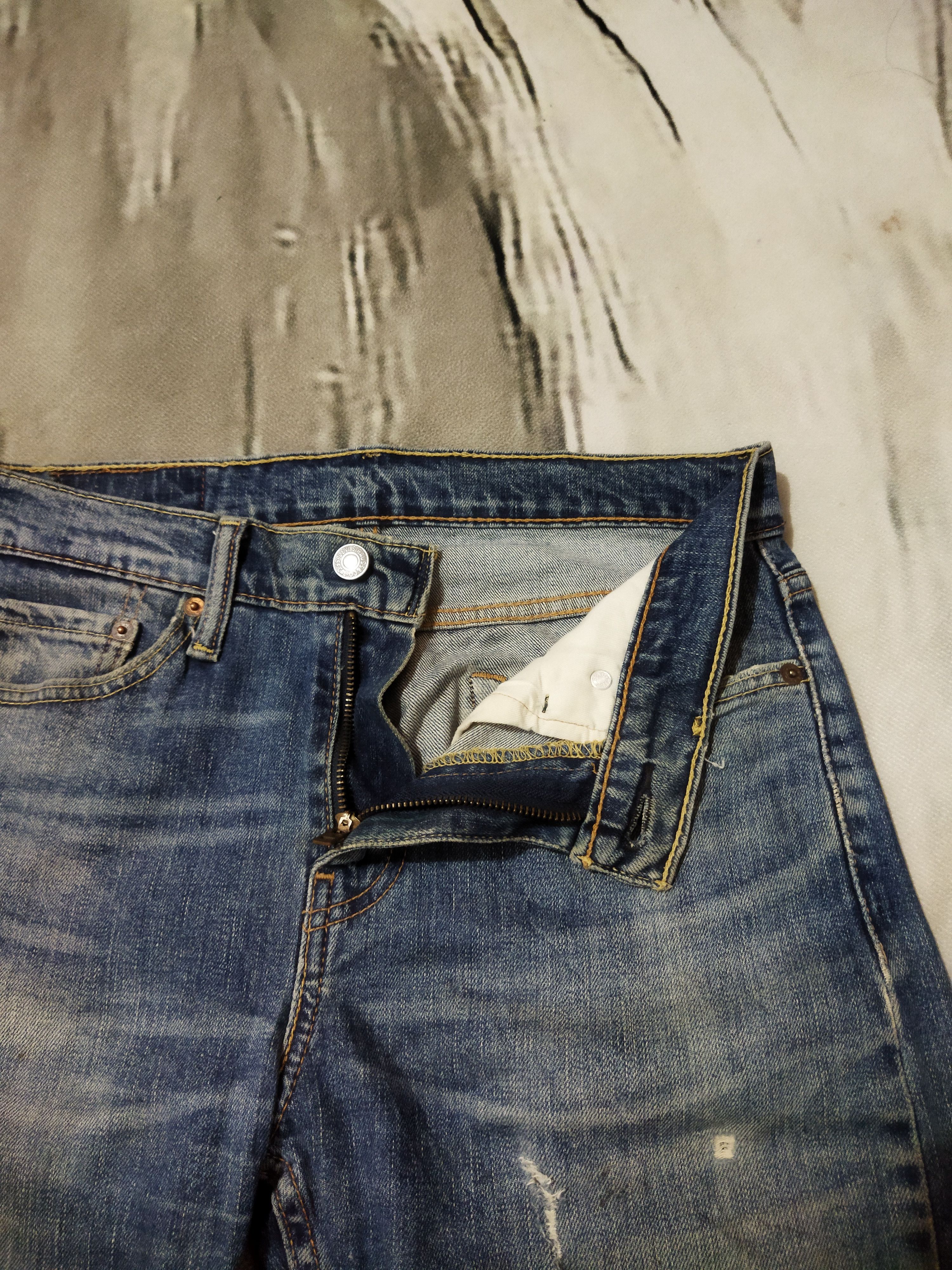Levi's VINTAGE LEVIS 510 DISTRESSED FADED BLUE JEANS PANTS Size US 29 - 6 Thumbnail