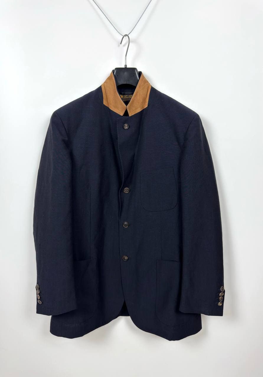 Loro Piana Loro Piana wool&silk Navy Blazer Size US M / EU 48-50 / 2 - 1 Thumbnail