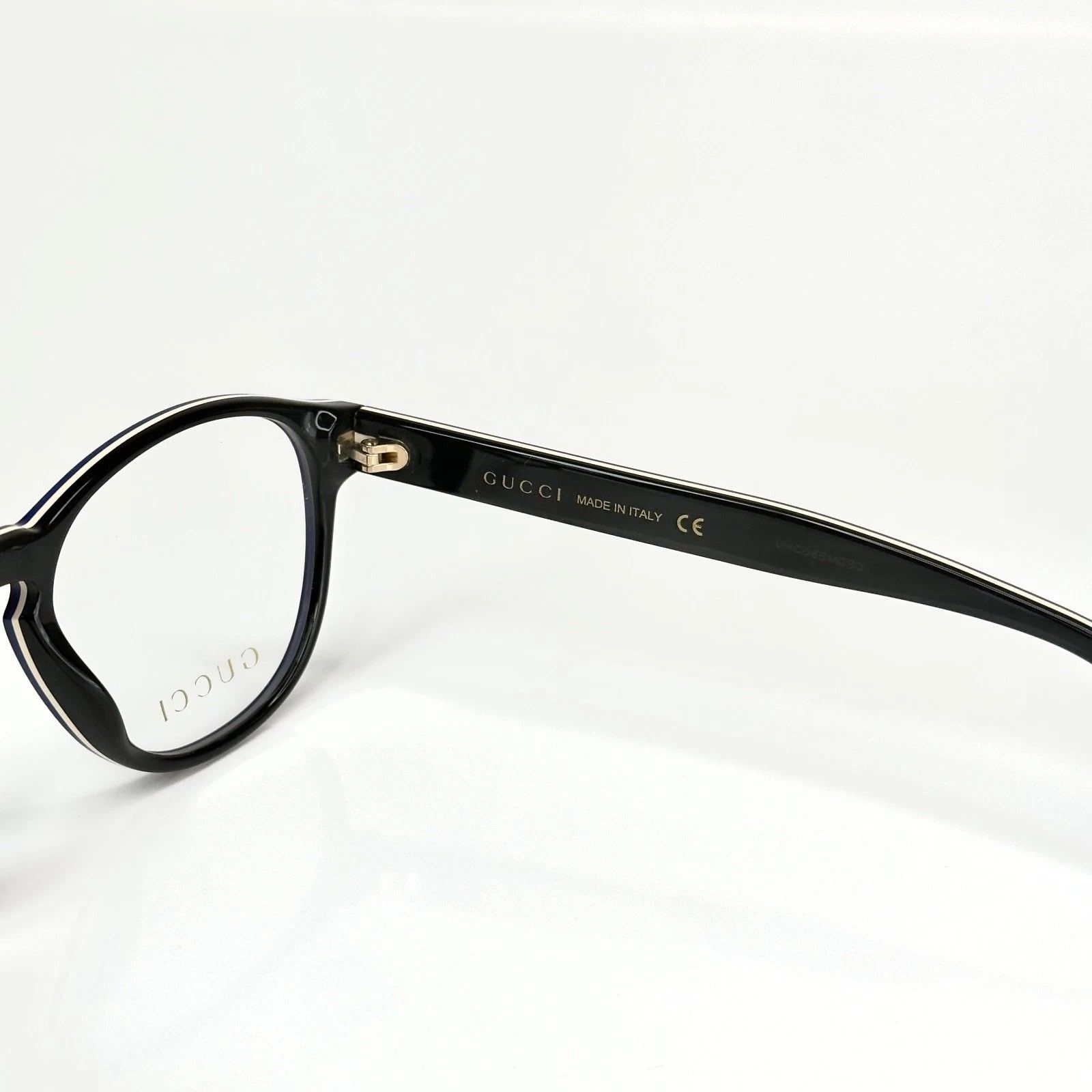 Gucci GUCCI GG0273O 0273 Burgundy Black White Eyeglasses 003 Size ONE SIZE - 3 Thumbnail
