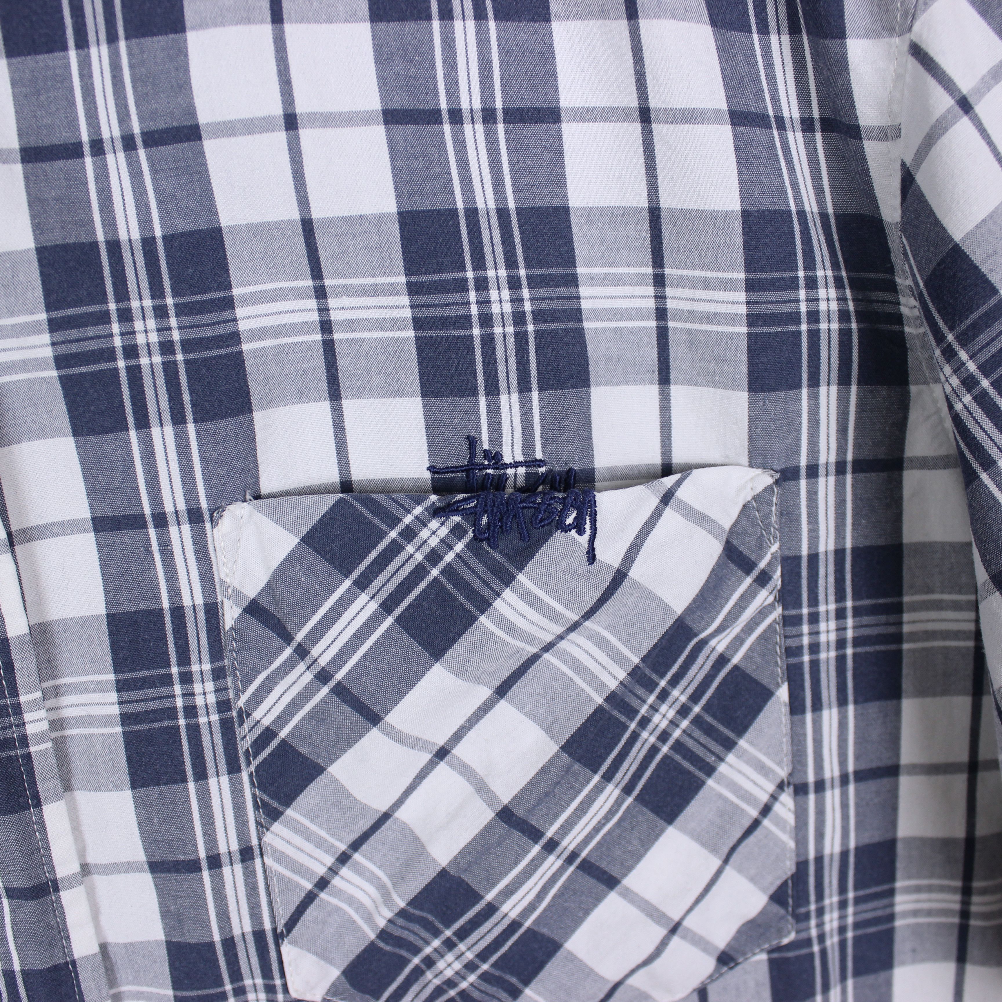 Stussy Stussy checkered shirt logo shirt men buttons ups M Size US M / EU 48-50 / 2 - 3 Thumbnail