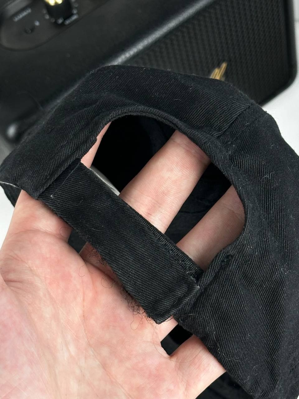 Other Luxury Ganni Unisex Black Snapback Hat Made In Portugal Size ONE SIZE - 4 Thumbnail