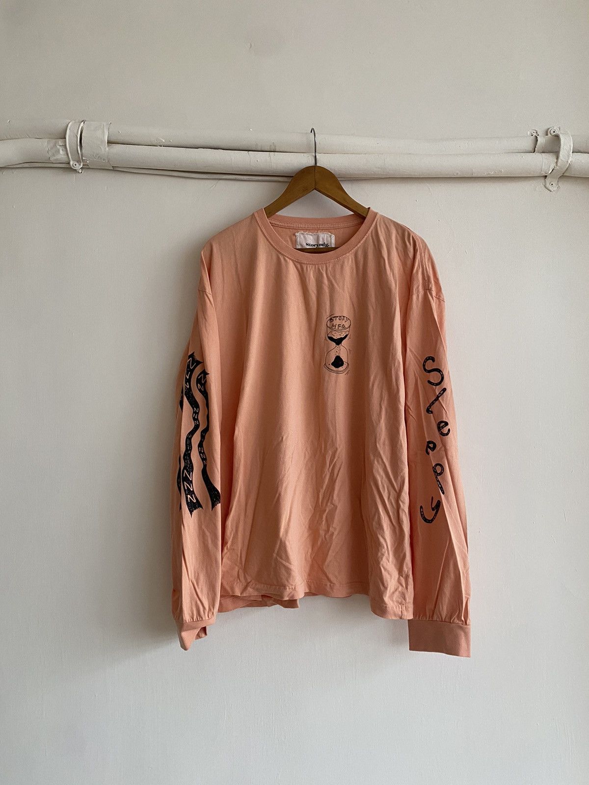 image of Story Mfg Sleepy Nice Dream Shirt Bode Kapital Kountry Cpfm in Peach, Men's (Size XL)