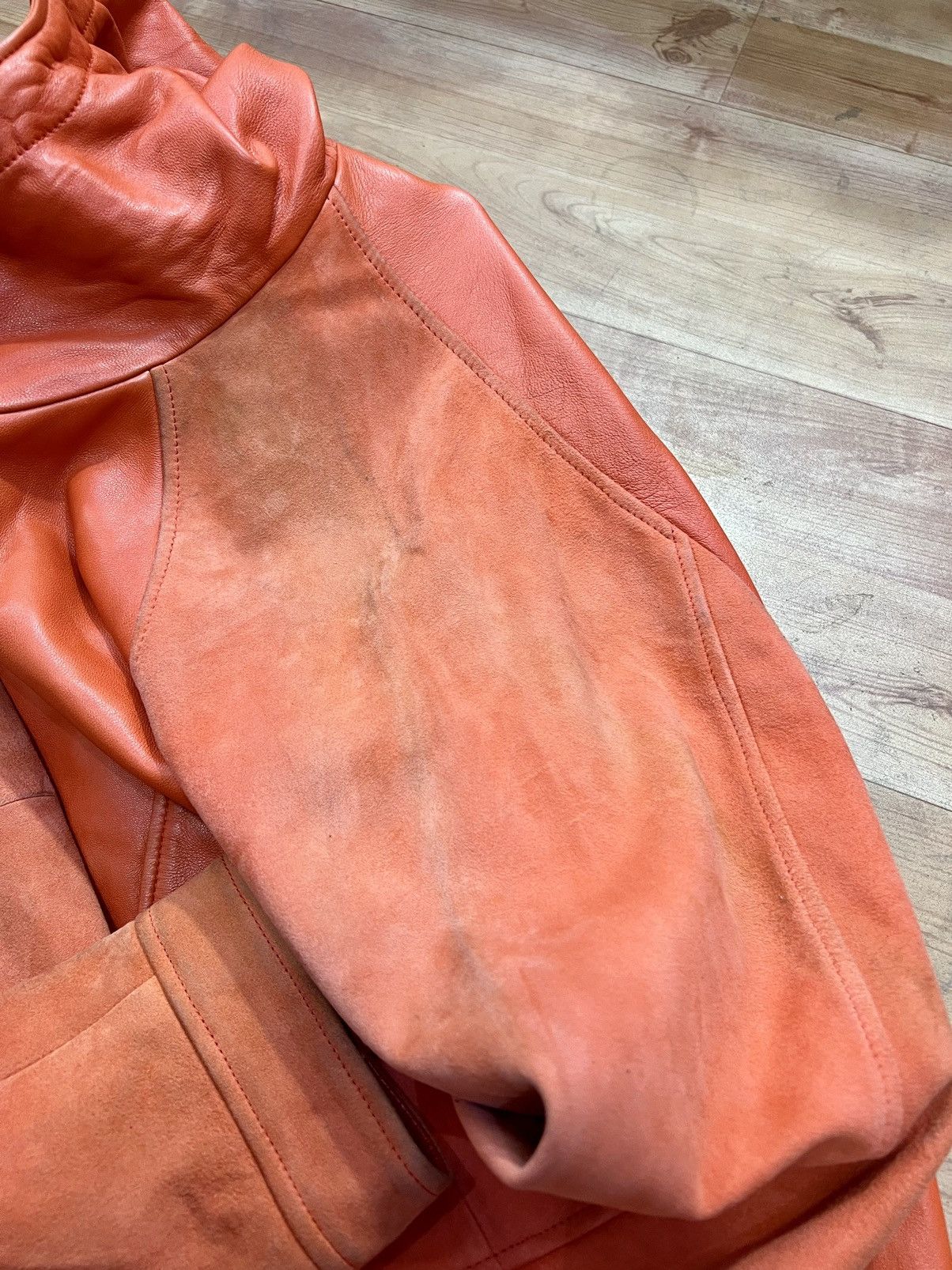 Hugo Boss Hugo boss leather hudie jacket Size US L / EU 52-54 / 3 - 14 Thumbnail