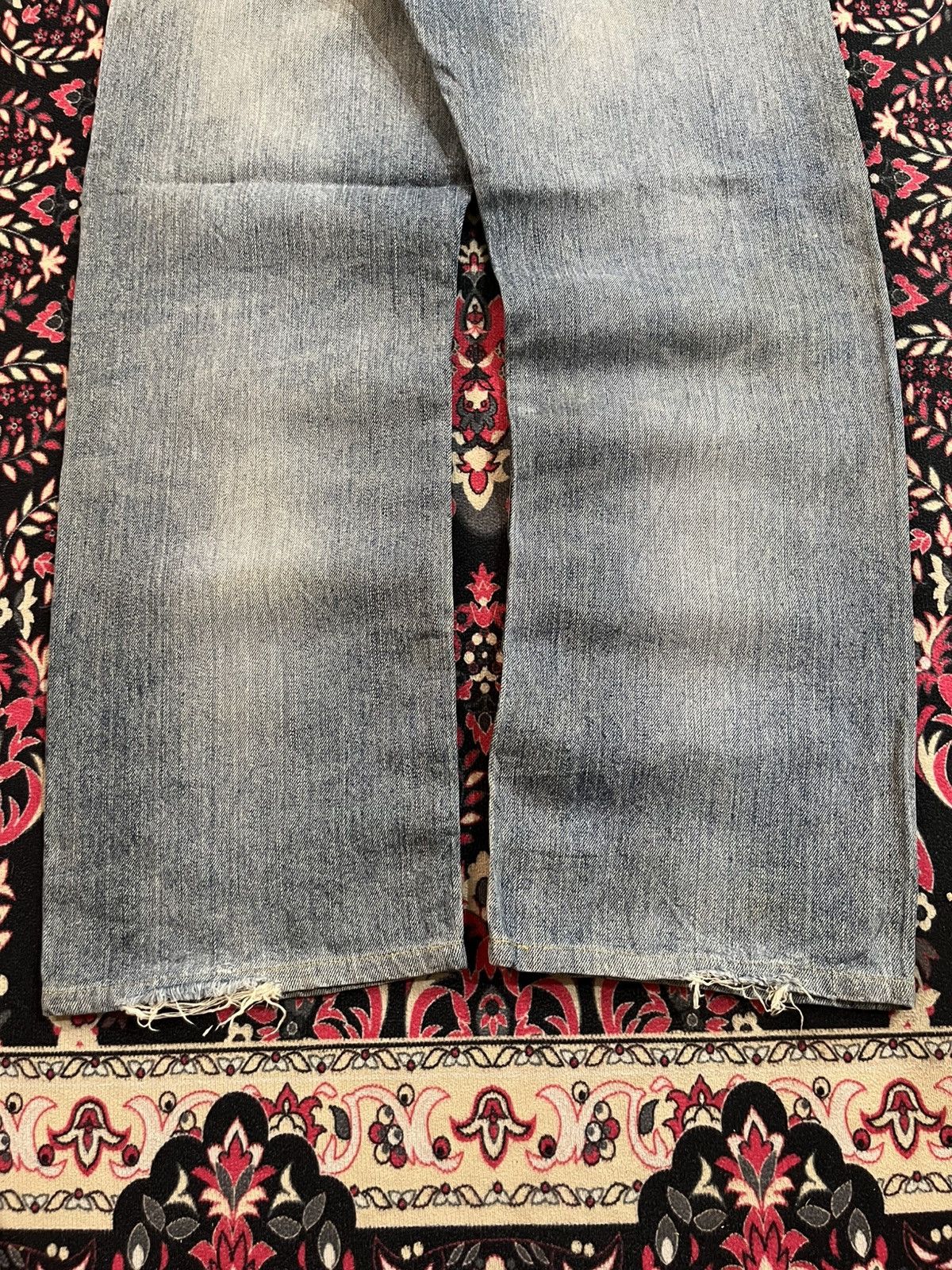 Edwin Vintage Edwin XVS Light Blue Washed Straight Leg Jeans Size US 32 / EU 48 - 10 Thumbnail