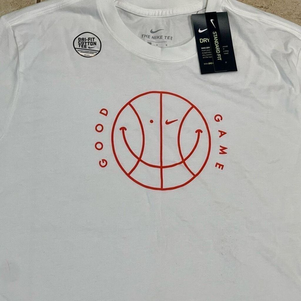 Nike The Nike Tee Dri Fit Shirt Mens Good Game Top Size Large New Size US L / EU 52-54 / 3 - 3 Thumbnail