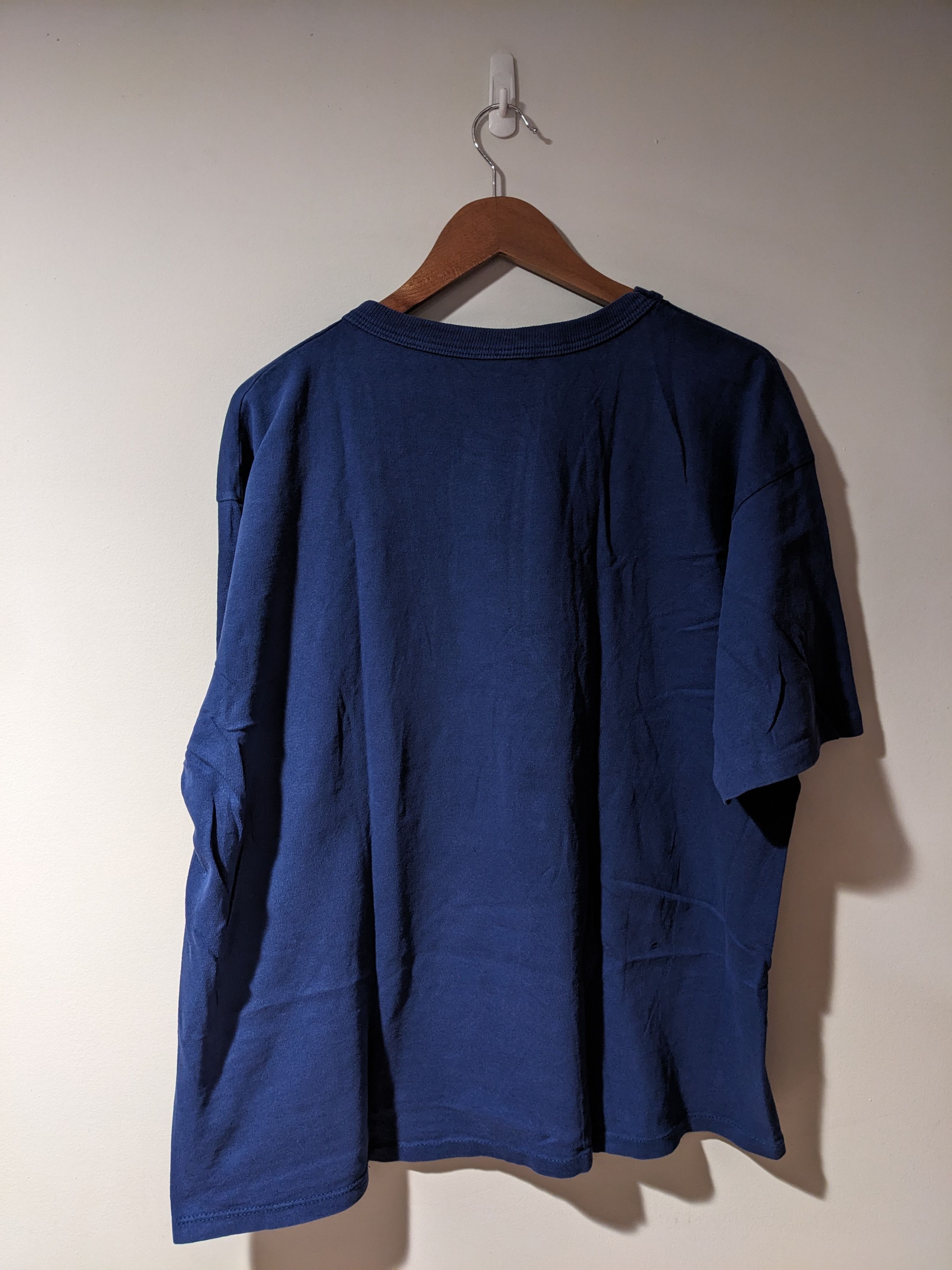 Champion × Vintage Vintage 90s Champion Logo Essential Blue X-Large T-Shirt Size US XL / EU 56 / 4 - 7 Thumbnail