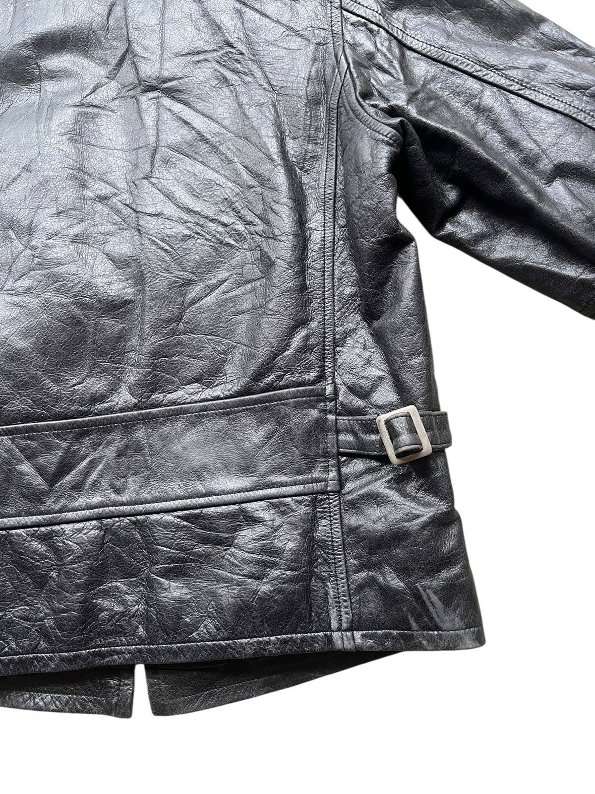 Avirex Vintage 2000s Y2K Avirex Cowhide Leather Sports Jacket Size US S / EU 44-46 / 1 - 19 Thumbnail