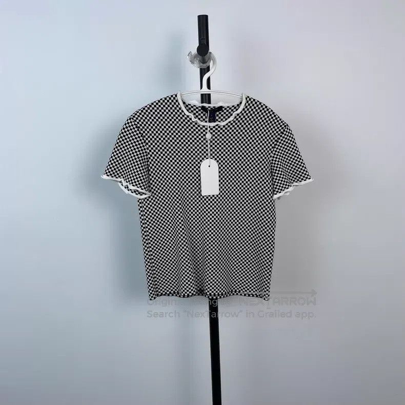 Louis Vuitton Louis Vuitton 2022ss black and white checkerboard short sl Size S / US 4 / IT 40 - 1 Thumbnail
