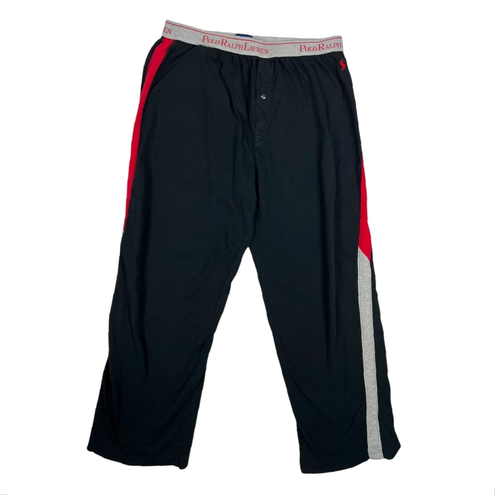 Polo Ralph Lauren Polo Ralph Lauren Mens Large Sleepwear Pants Black Red Logo Waistband Size US L / EU 52-54 / 3 - 2 Thumbnail