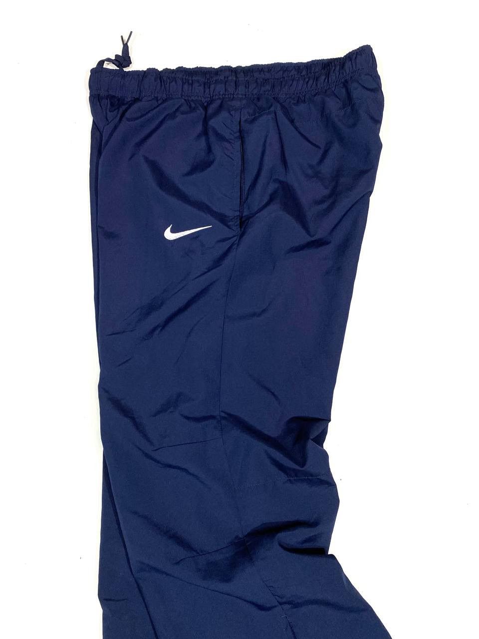 Nike Nike Track Pants Vintage Navy Nylon Y2K Parachute Size US 33 - 2 Thumbnail
