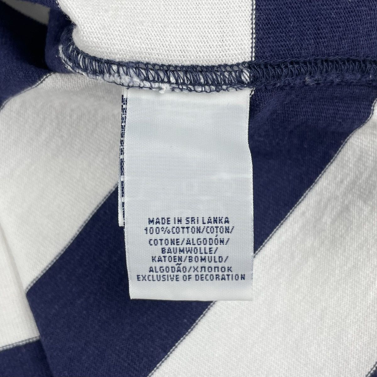 Polo Ralph Lauren Polo Ralph Lauren Vintage Rugby Striped Long Sleeve Size US XL / EU 56 / 4 - 12 Thumbnail