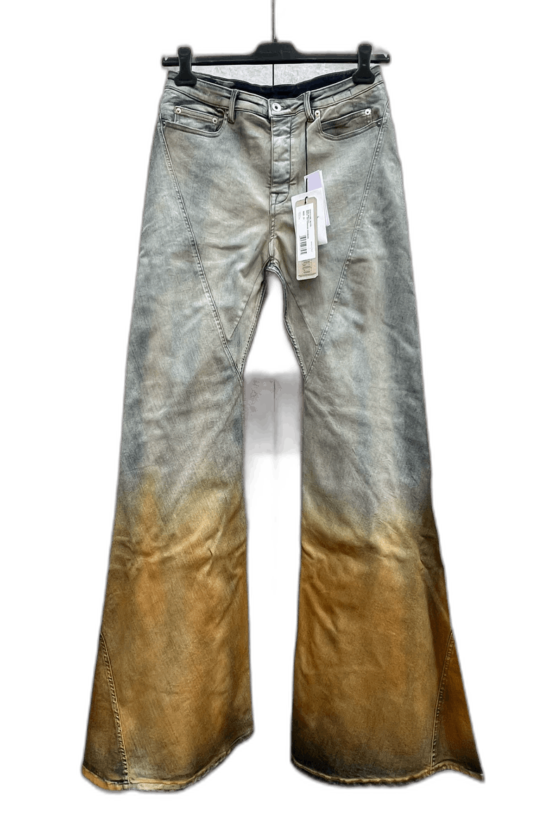Rick Owens Rick Owens Gradient Flared Denim Pants Size US 31 - 1 Thumbnail