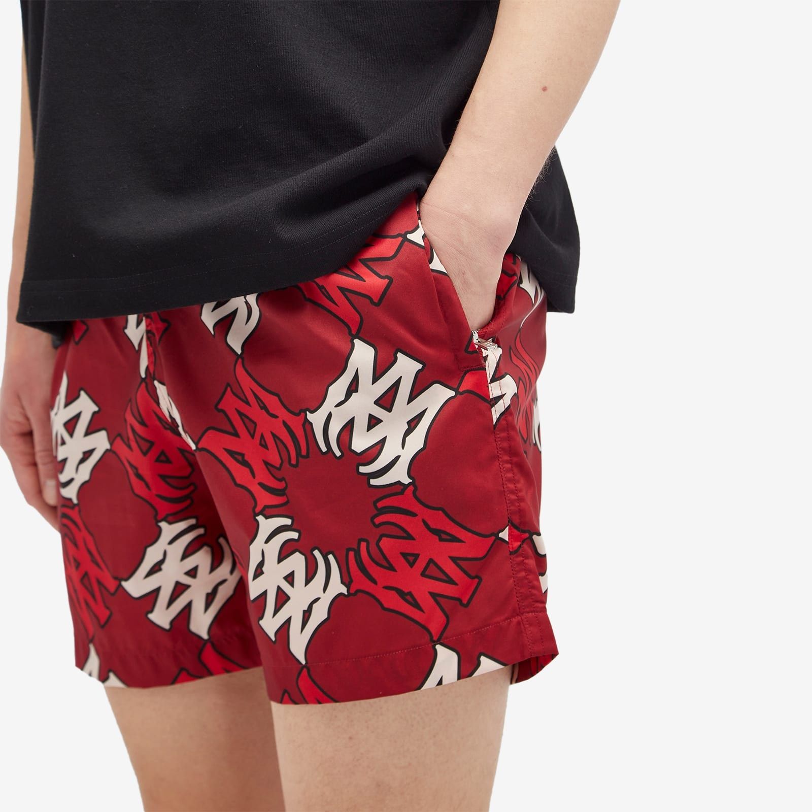 Amiri o1s1wg110126 Quad Print Swim Shorts in Multicolor Size US 32 / EU 48 - 5 Thumbnail