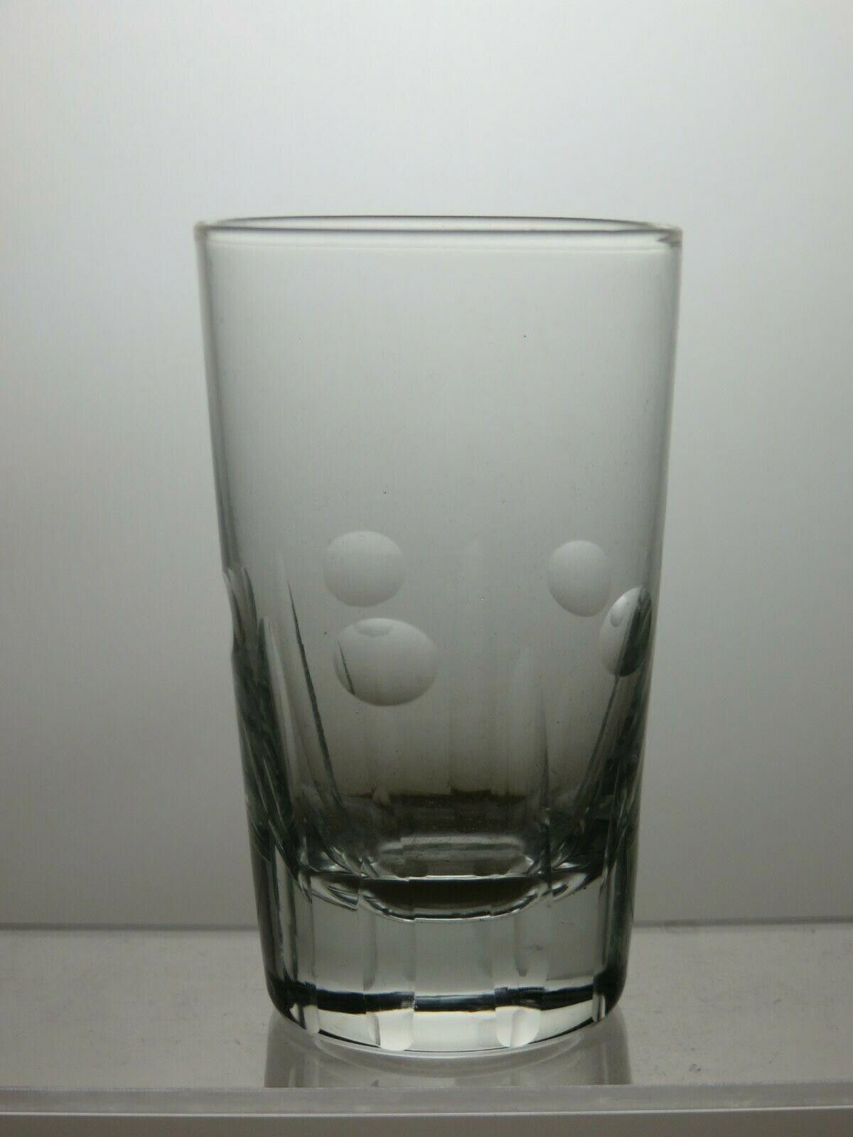 The Unbranded Brand Vintage Cut Glass Crystal Small Set Of 6 Tumblers 3 2/3" Size ONE SIZE - 5 Thumbnail