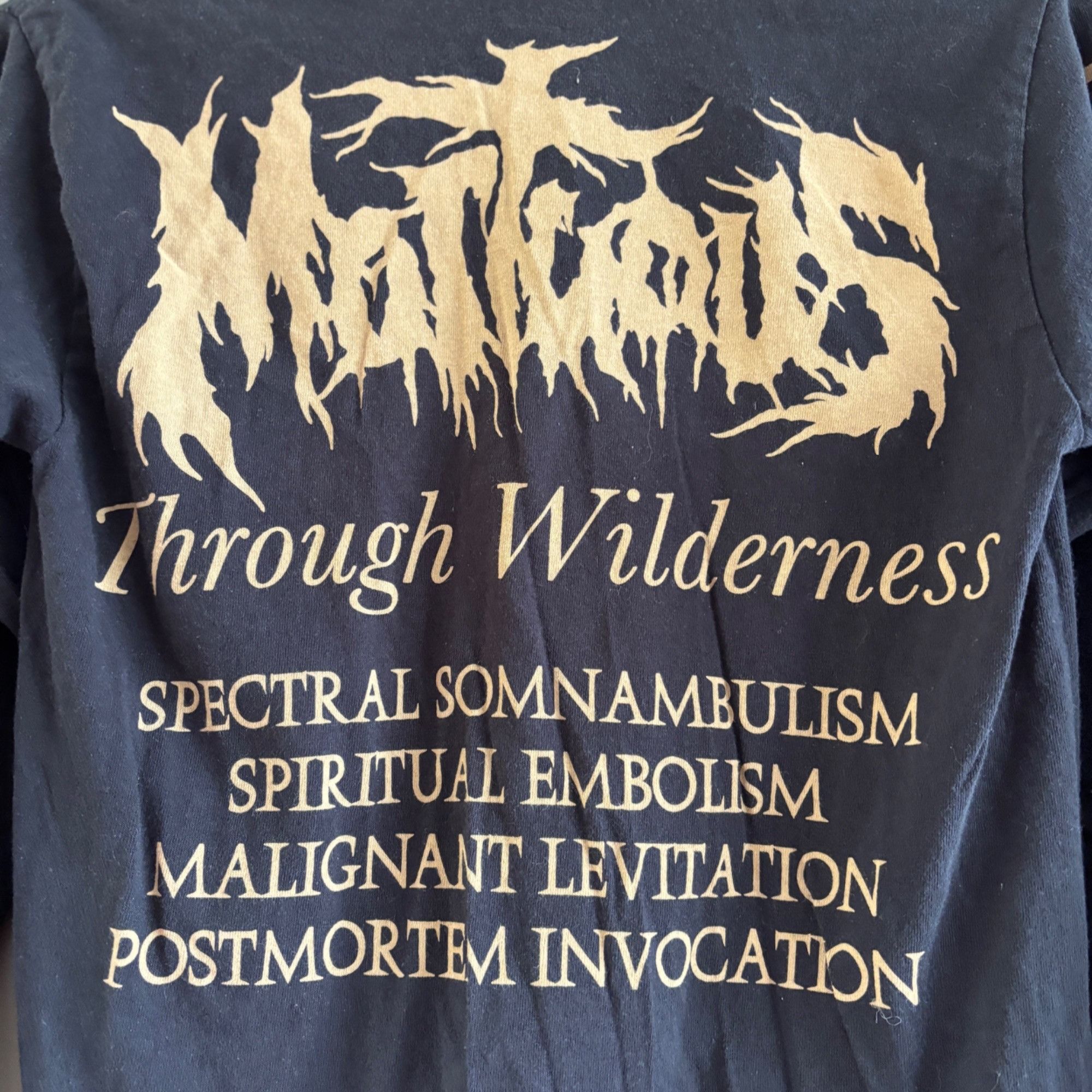 Gildan Mortuous Through Wilderness Long Sleeve Shirt Mens Size Smal Size US S / EU 44-46 / 1 - 3 Thumbnail