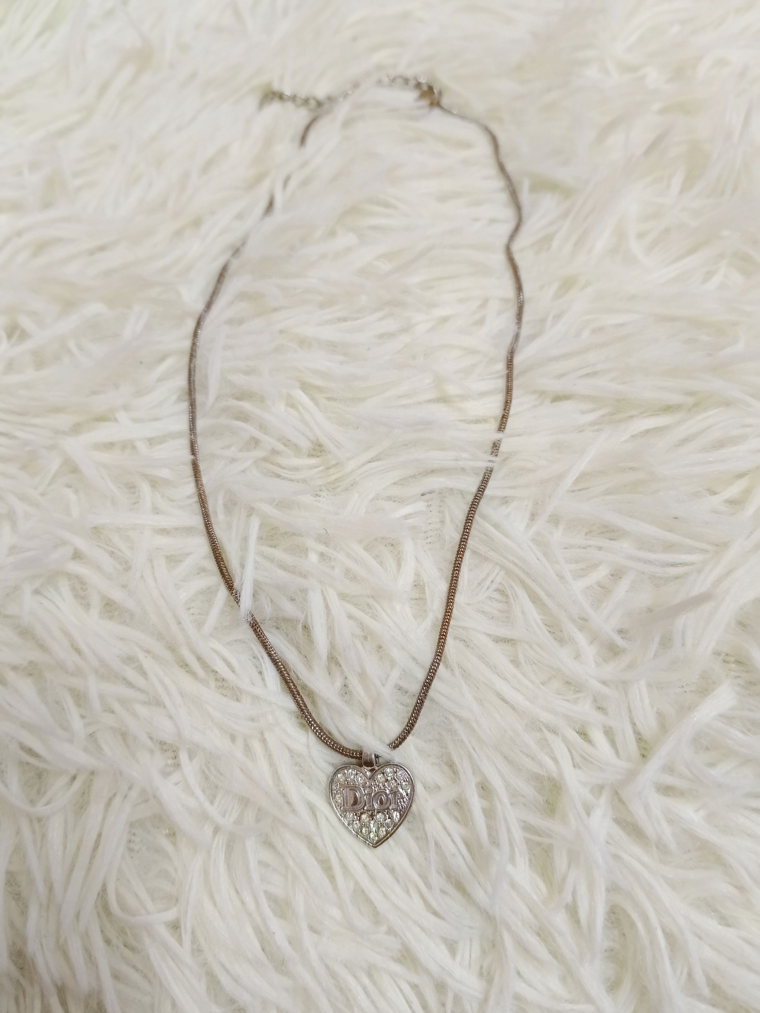 Dior DIOR HEART RHINESTONE PENDANT Size ONE SIZE - 3 Thumbnail