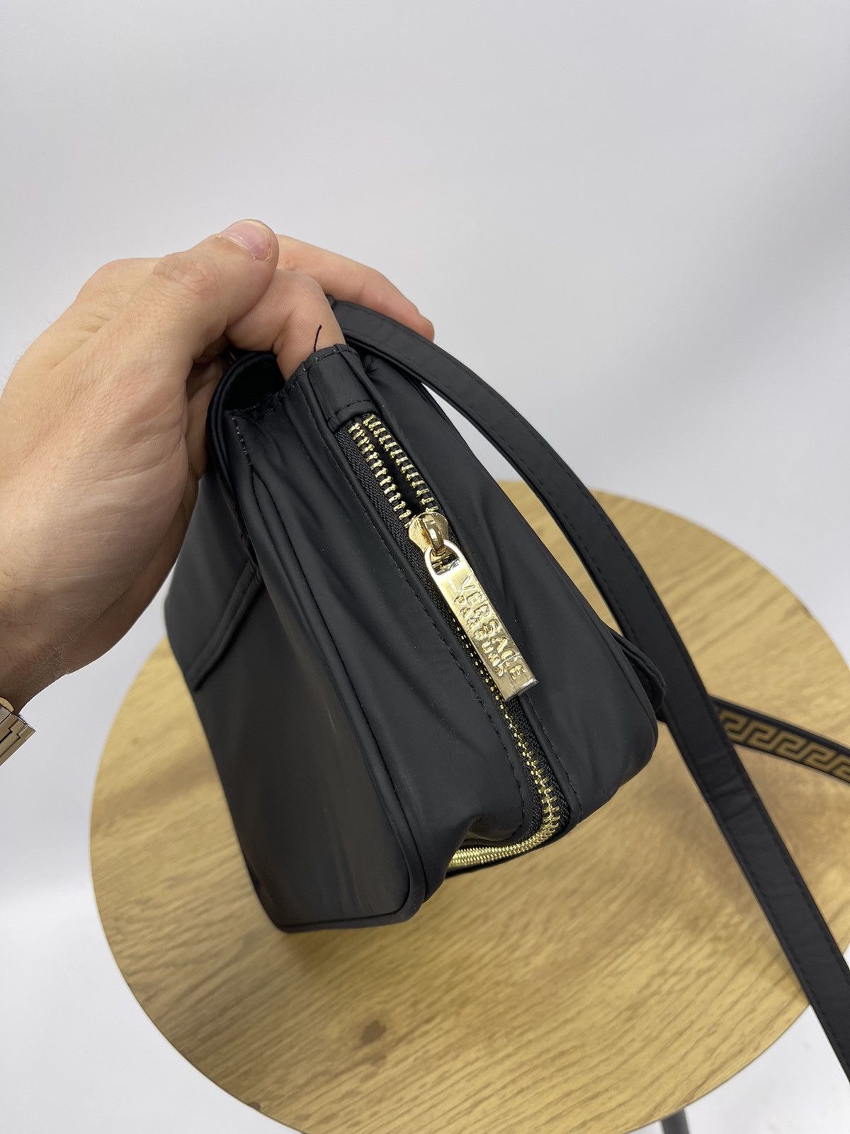 Versace Versace Fragrance Crossbody Bag Vegan Leather Small Size Size ONE SIZE - 5 Thumbnail