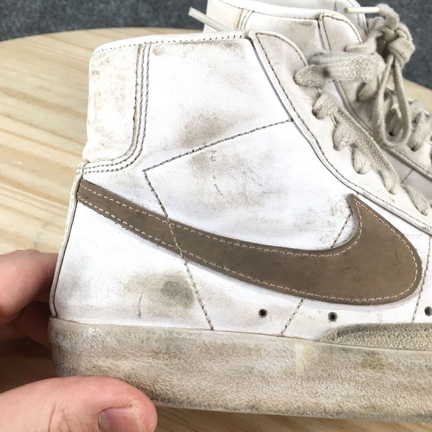 Nike Nike Blazer Mid 77 Vintage Sneakers Women White Lace Up Size 6.5 Shoes Size M / US 6-8 / IT 42-44 - 4 Thumbnail
