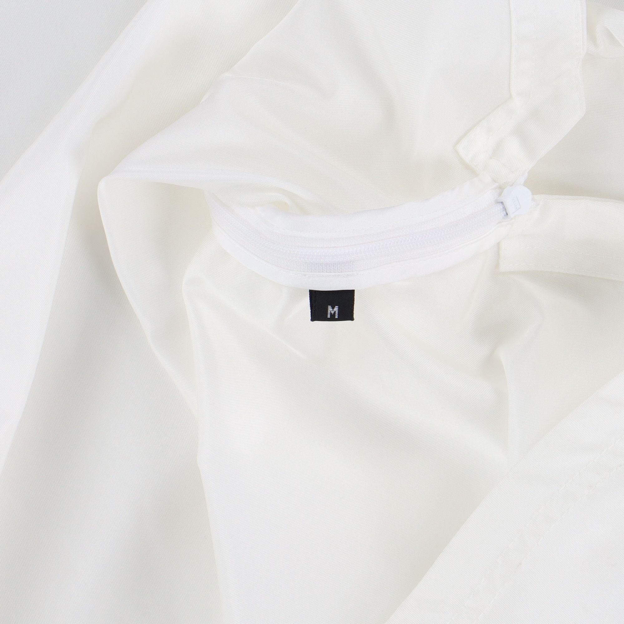 Givenchy 1 of 1 White Satin Curved Hem Oversized T-Shirt Size US M / EU 48-50 / 2 - 4 Thumbnail