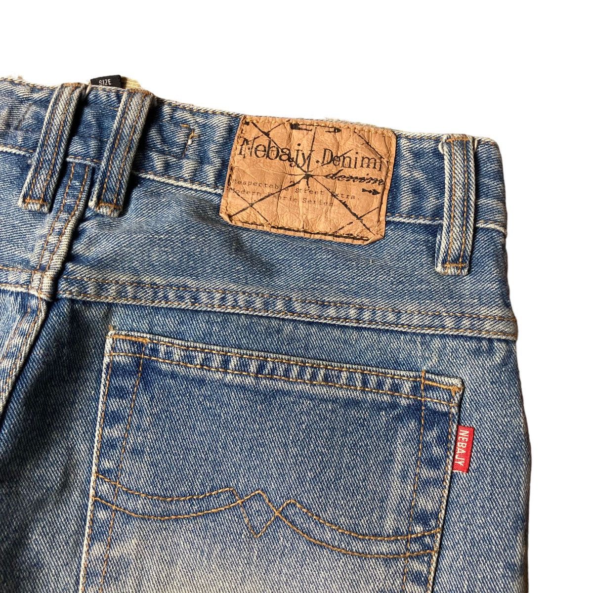 Hysteric Glamour × Japanese Brand NEBAJY Painted Tattoo Art Unique Jeans Size US 30 / EU 46 - 6 Thumbnail