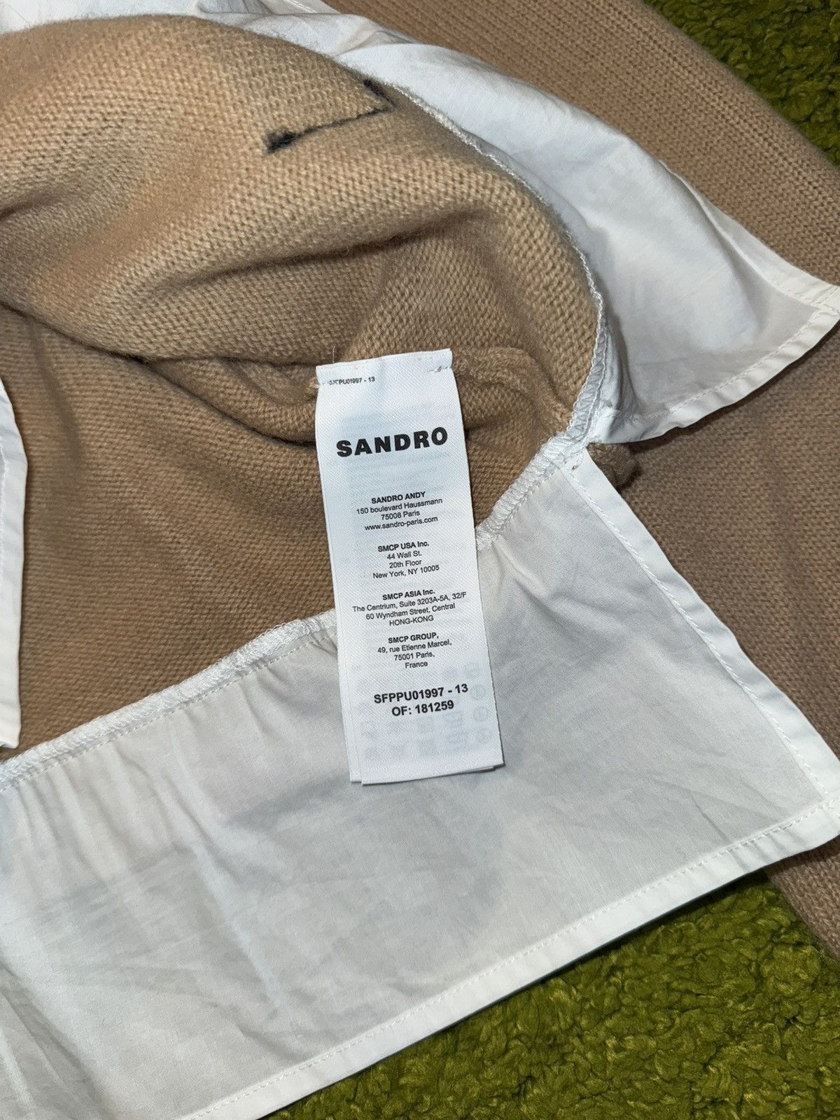 Designer × Sandro Sandro Paris oldmoney style wool + cashmere blend sweater Size M / US 6-8 / IT 42-44 - 5 Thumbnail