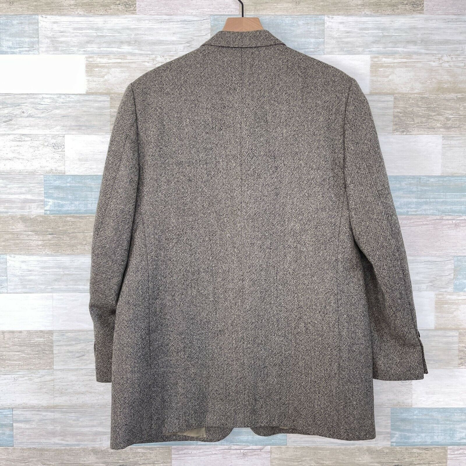 Lauren Ralph Lauren LRL Ralph Lauren Tweed Wool Sport Coat Brown Mens 42L Size 42L - 5 Thumbnail