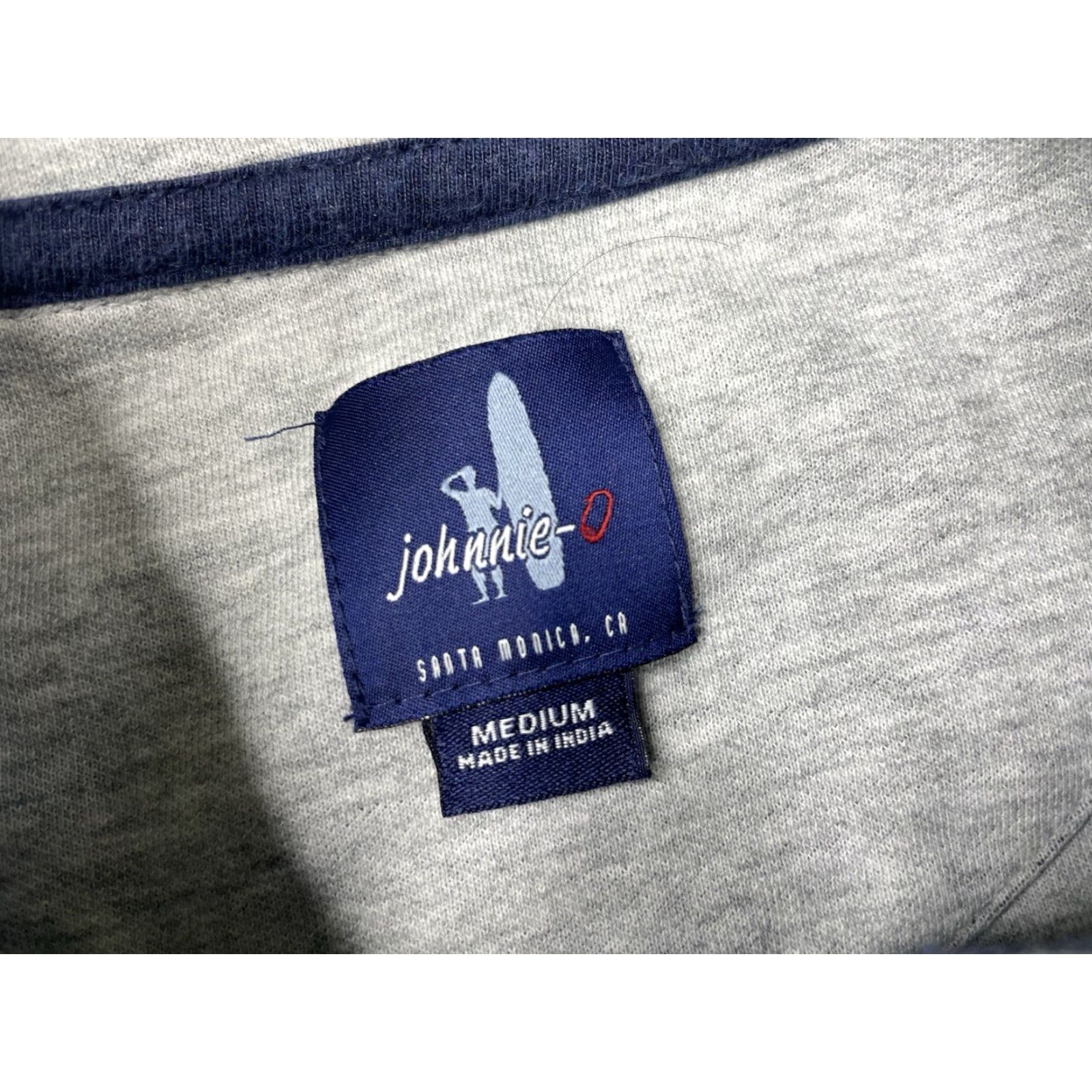 johnnie-O Johnnie-O Pullover Mens M Blue 1/4 Zip Knit Golf Sweater Mock Neck Logo Embroidered Zipper Regular Classic Outdoor Preppy Size US M / EU 48-50 / 2 - 3 Thumbnail