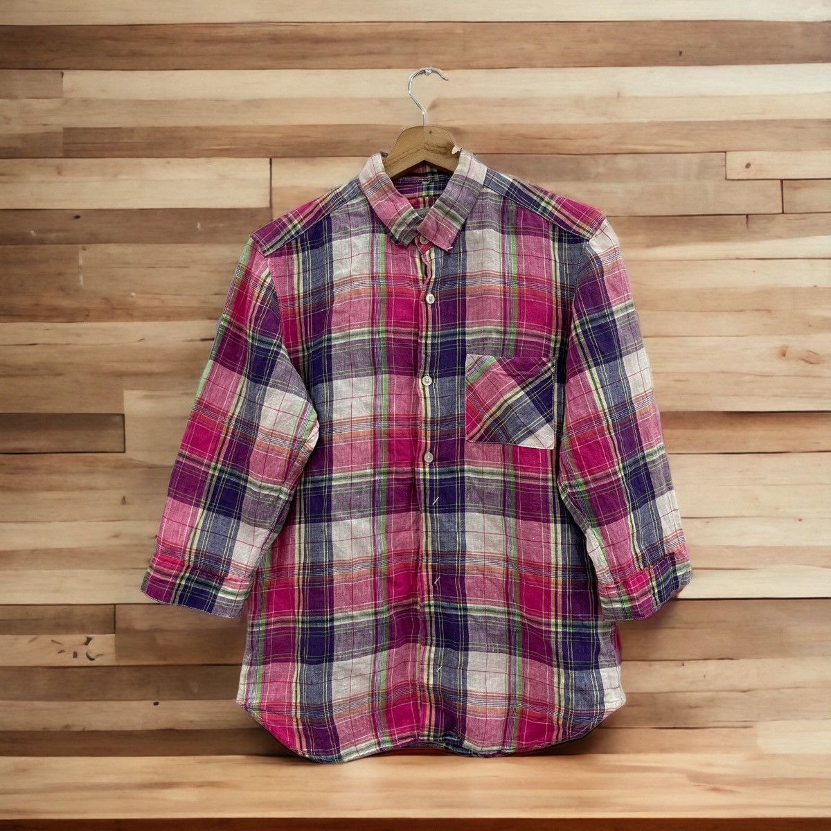 Nonnative Plaid Checkered Linen Shirts