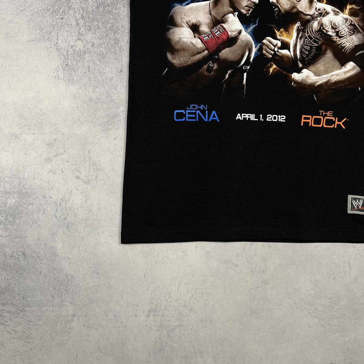 WWE Vintage WWE Wrestlemania John Cena vs The Rock tee 2012 Size US S / EU 44-46 / 1 - 6 Thumbnail