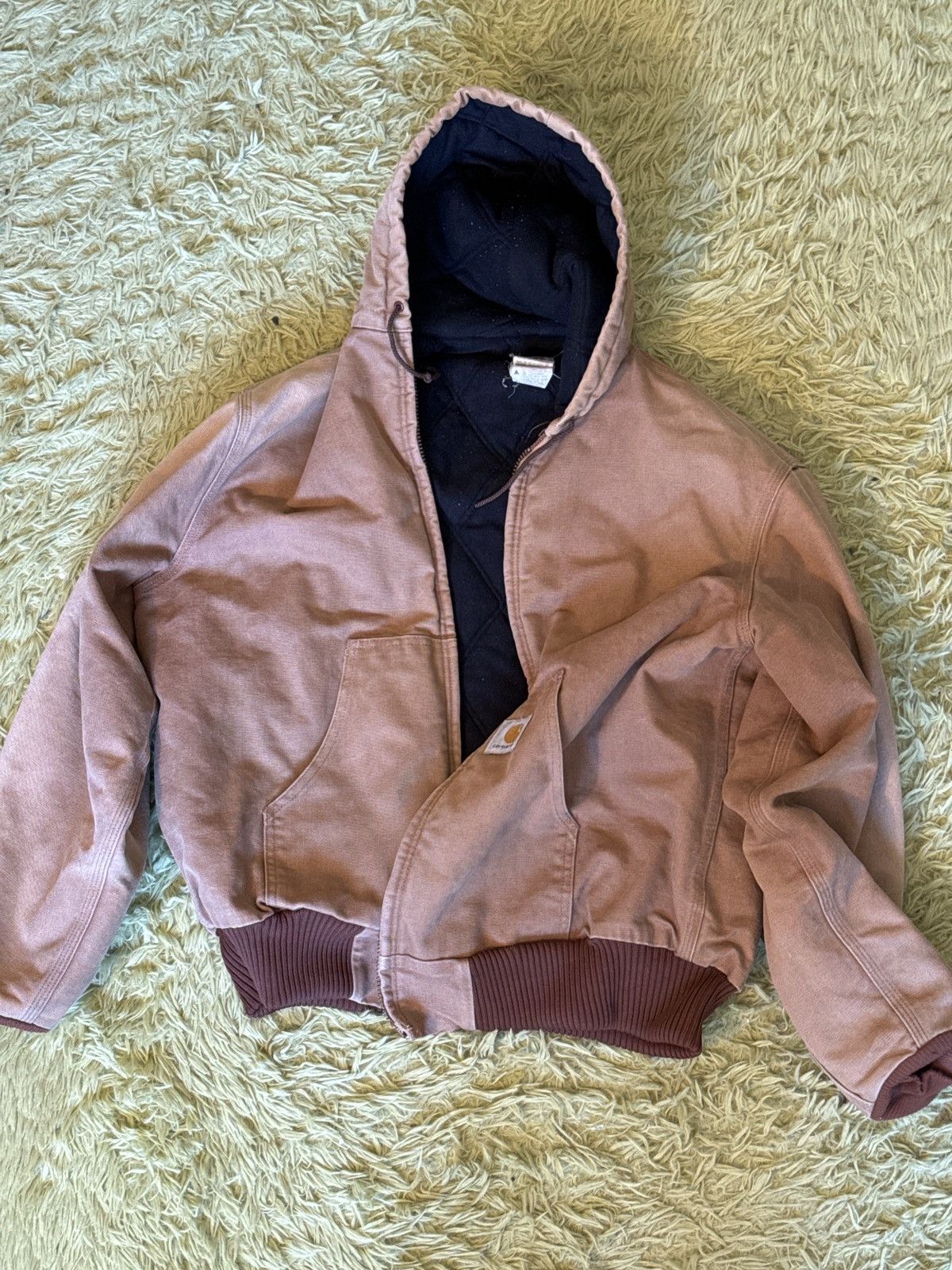 image of Carhartt Active Jacket J04 Insulated in Brown, Men's (Size Medium)