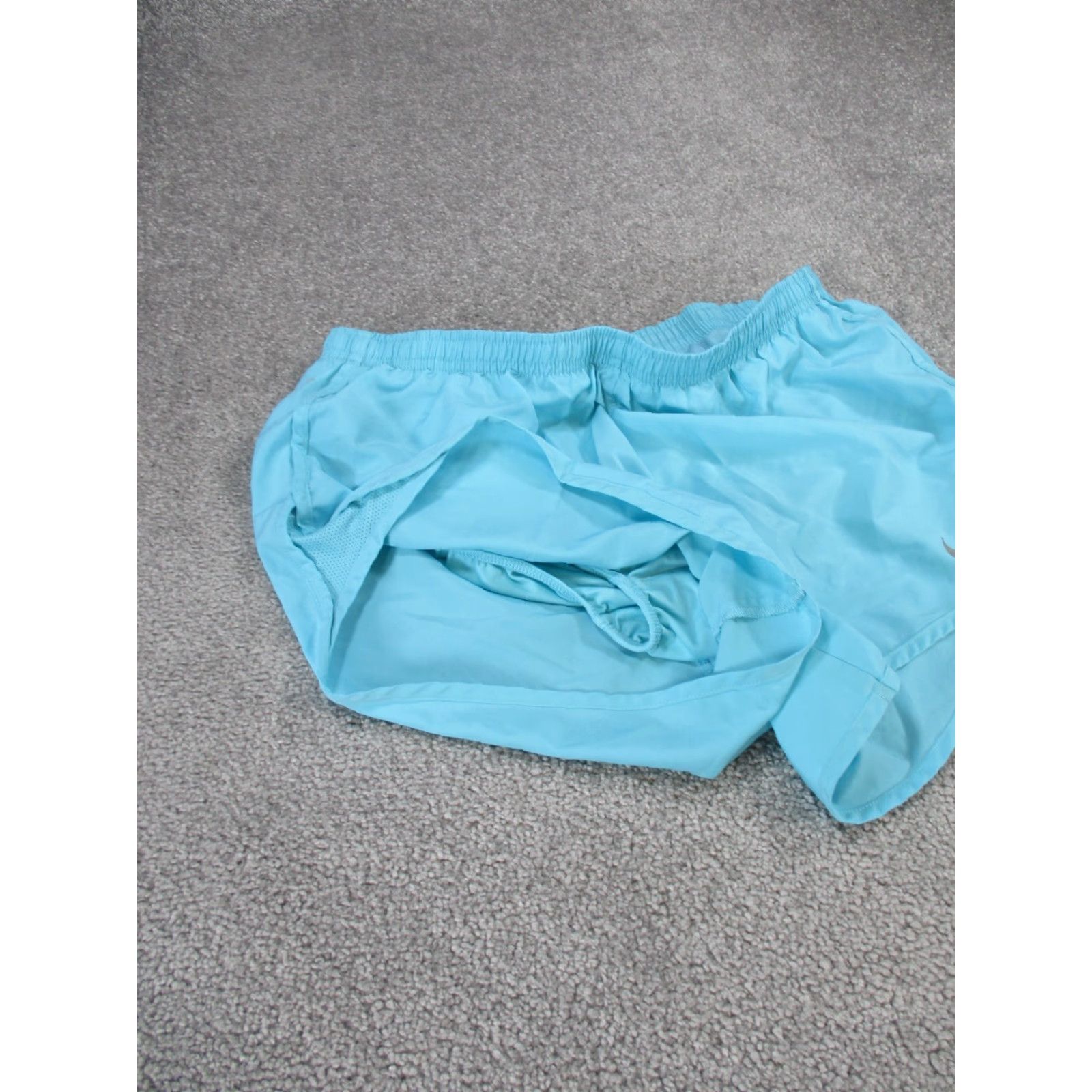 Nike Nike Shorts Women Medium Dri-FIT Light Blue Lightweight Athletic Short M Blue Nike Running Cross Training Womens Size 32" / US 10 / IT 46 - 3 Thumbnail