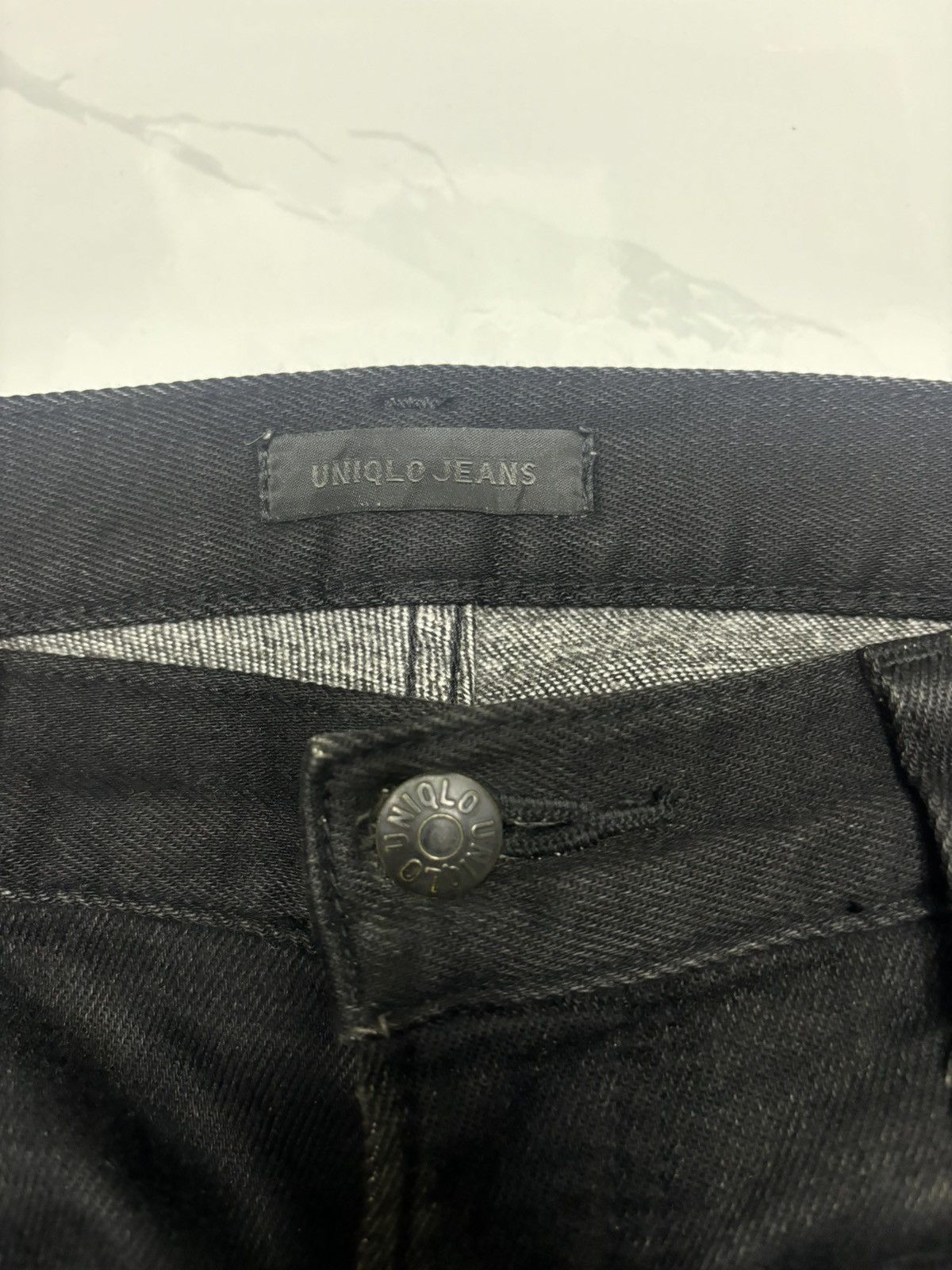 Undercover DISTRESSED DENIM JEANS UNDERCOVER STYLE DESIGN UNIQLO Size US 33 - 9 Thumbnail