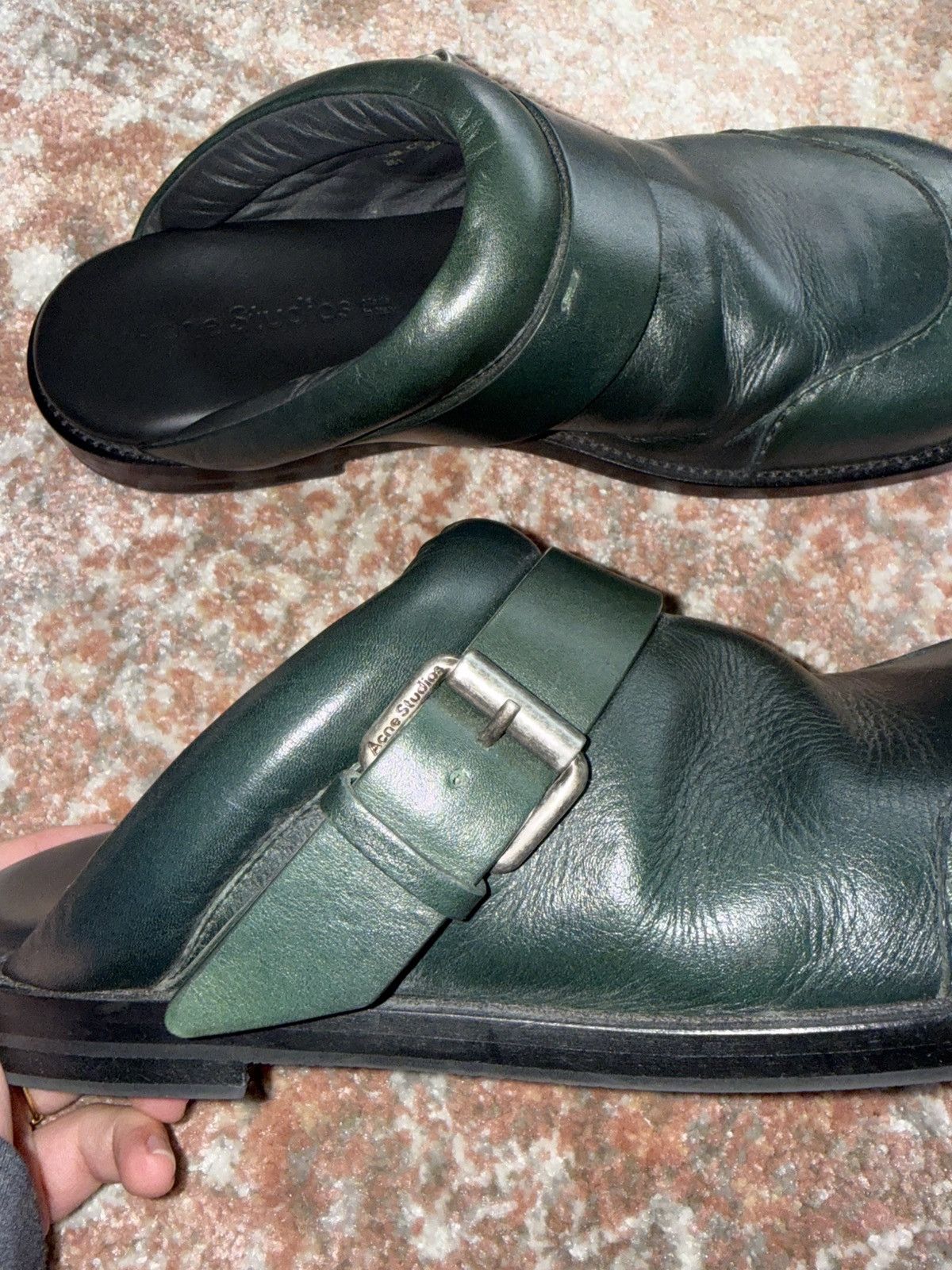 Acne Studios Acne studios buckle mule Size US 7 / EU 40 - 2 Thumbnail