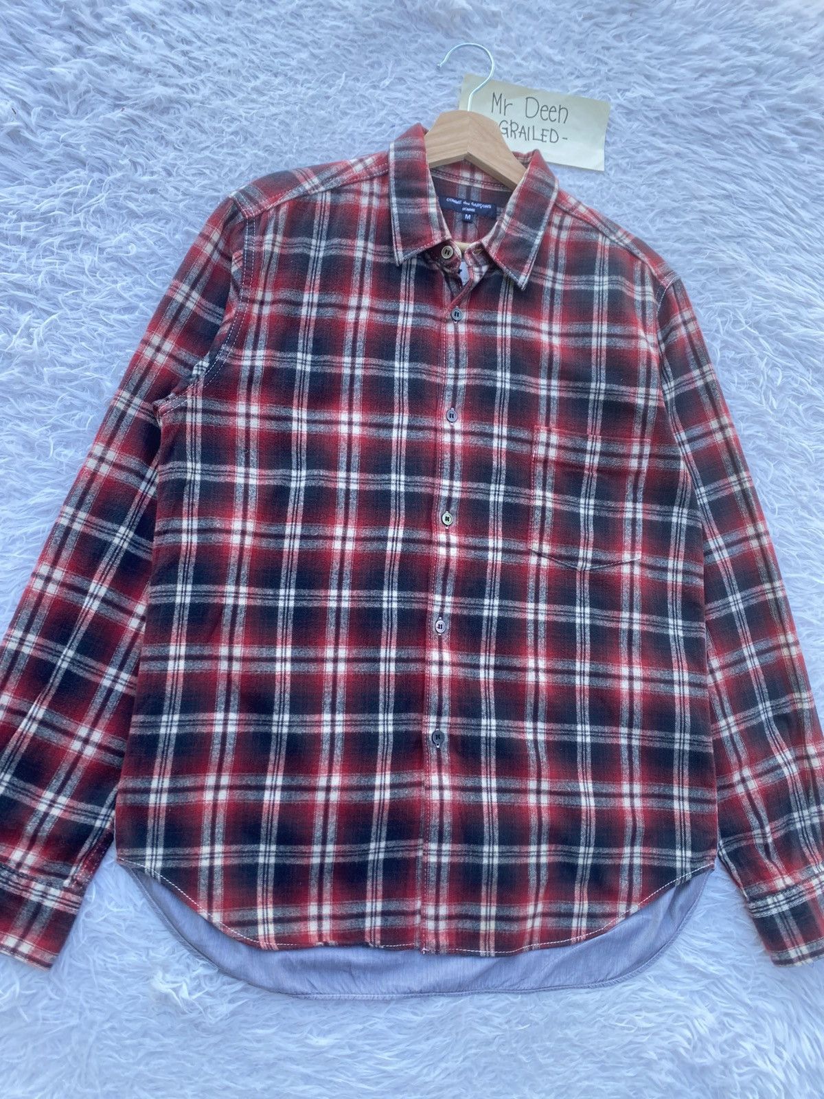 Comme des Garcons Homme Rare Comme Des Garcons Homme Longsleeve Flannel Size US M / EU 48-50 / 2 - 5 Thumbnail