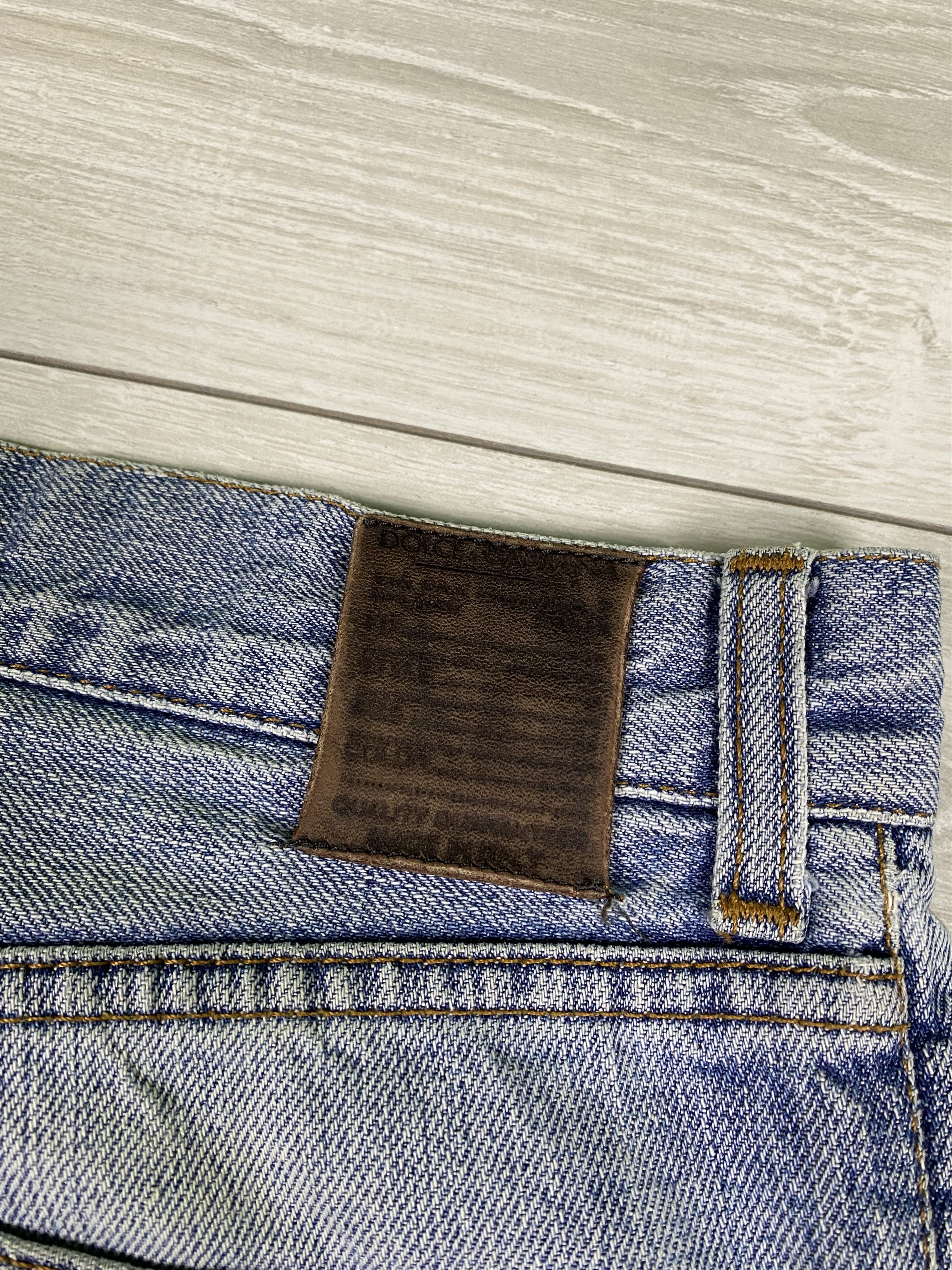 Dolce & Gabbana Vintage Dolce Gabbana distressed washed denim stright jeans Size US 32 / EU 48 - 14 Thumbnail
