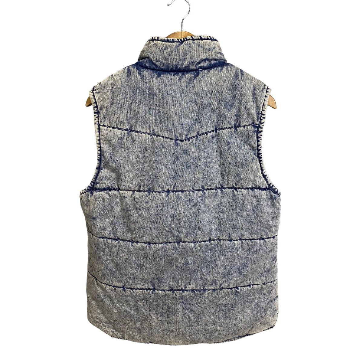 Japanese Brand × Purple × Purple Brand Purple & Yellow puffer vest denim Size US L / EU 52-54 / 3 - 4 Thumbnail