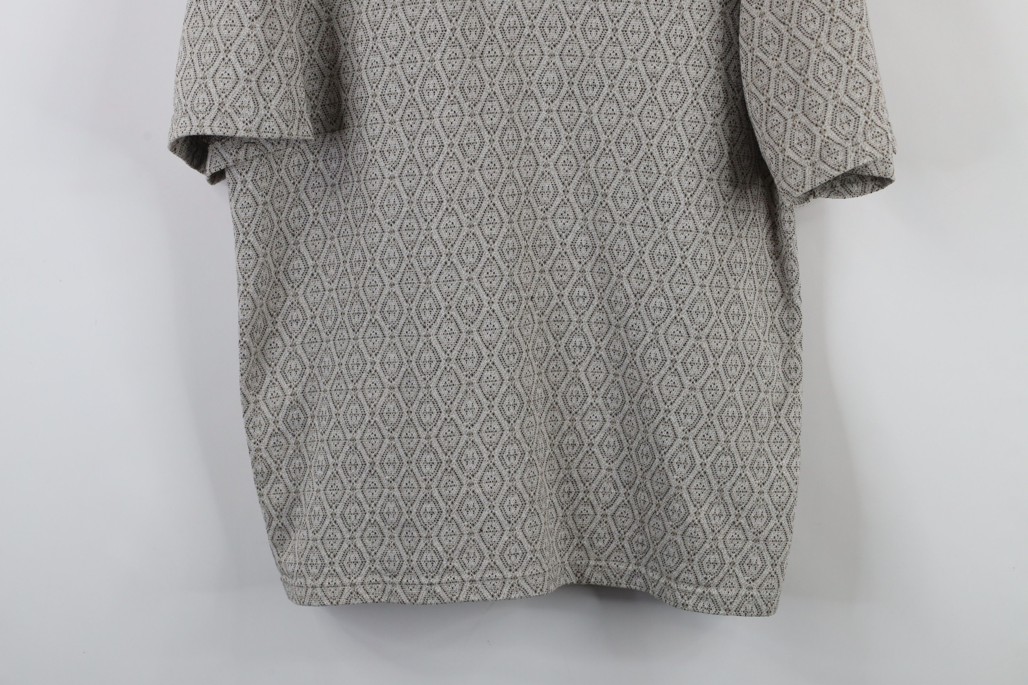 Vintage Vintage 90s Streetwear Knit Collared Polo Shirt Beige Size US L / EU 52-54 / 3 - 3 Thumbnail